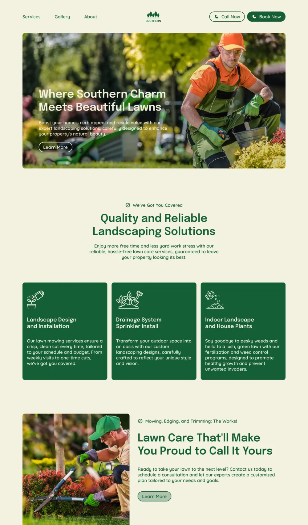 Lawn Care Website Design