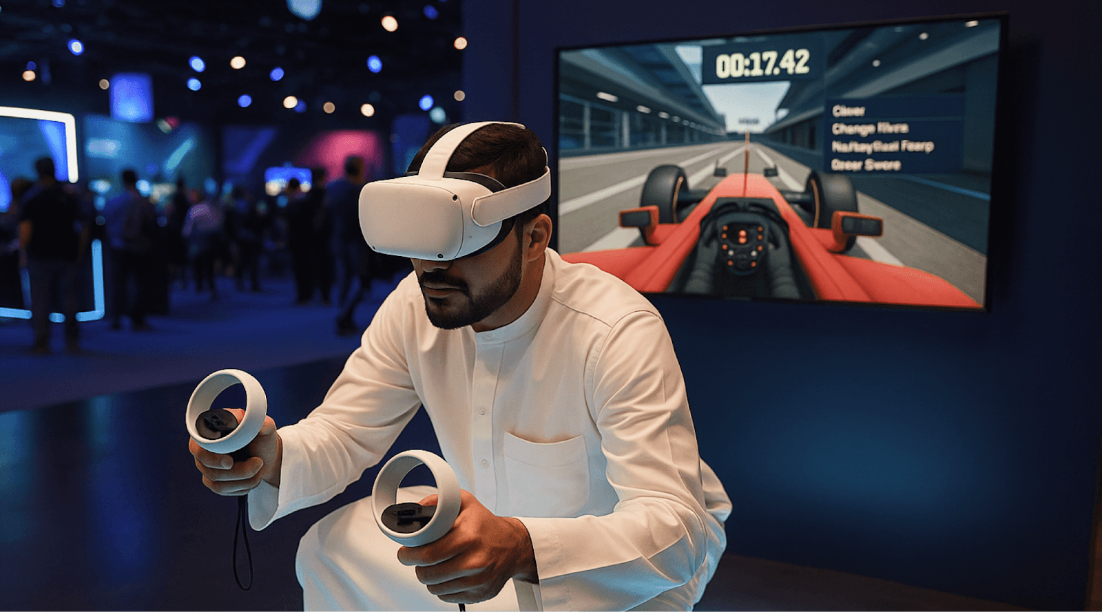 Virtual Reality F1 PitStop Game