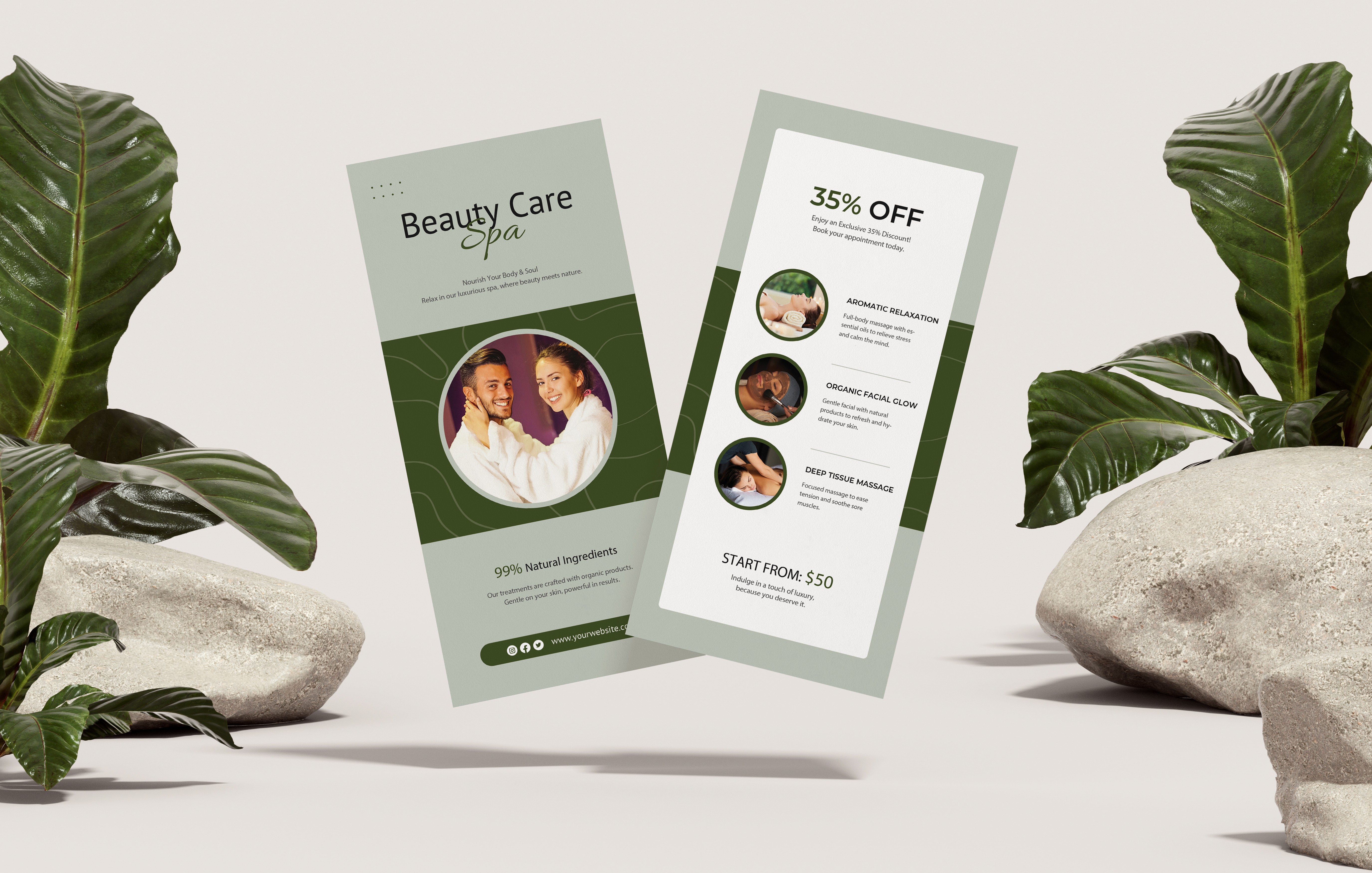 Beauty Care Spa Flyer Design
