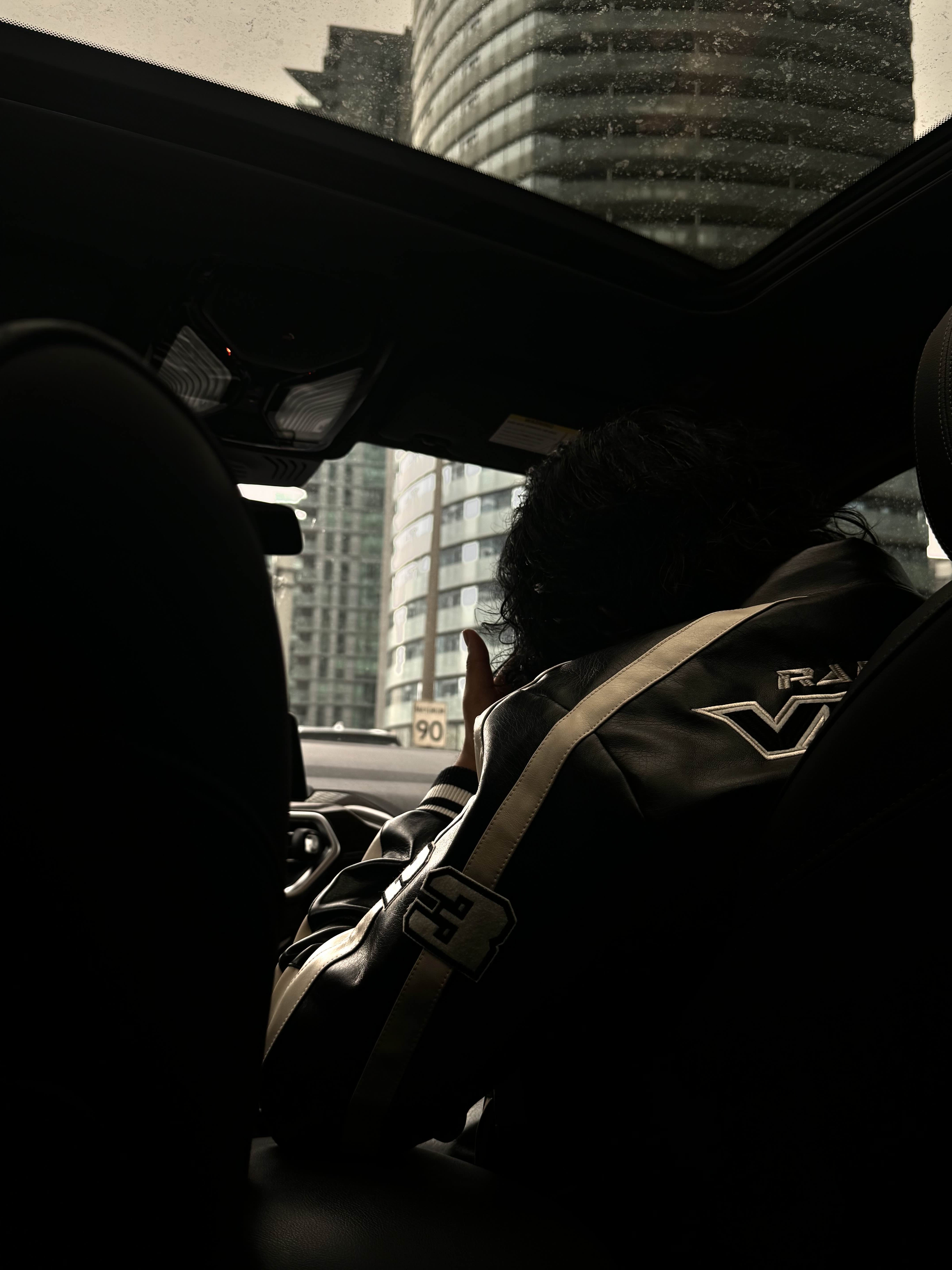 Portrait of portfolio creator – back view