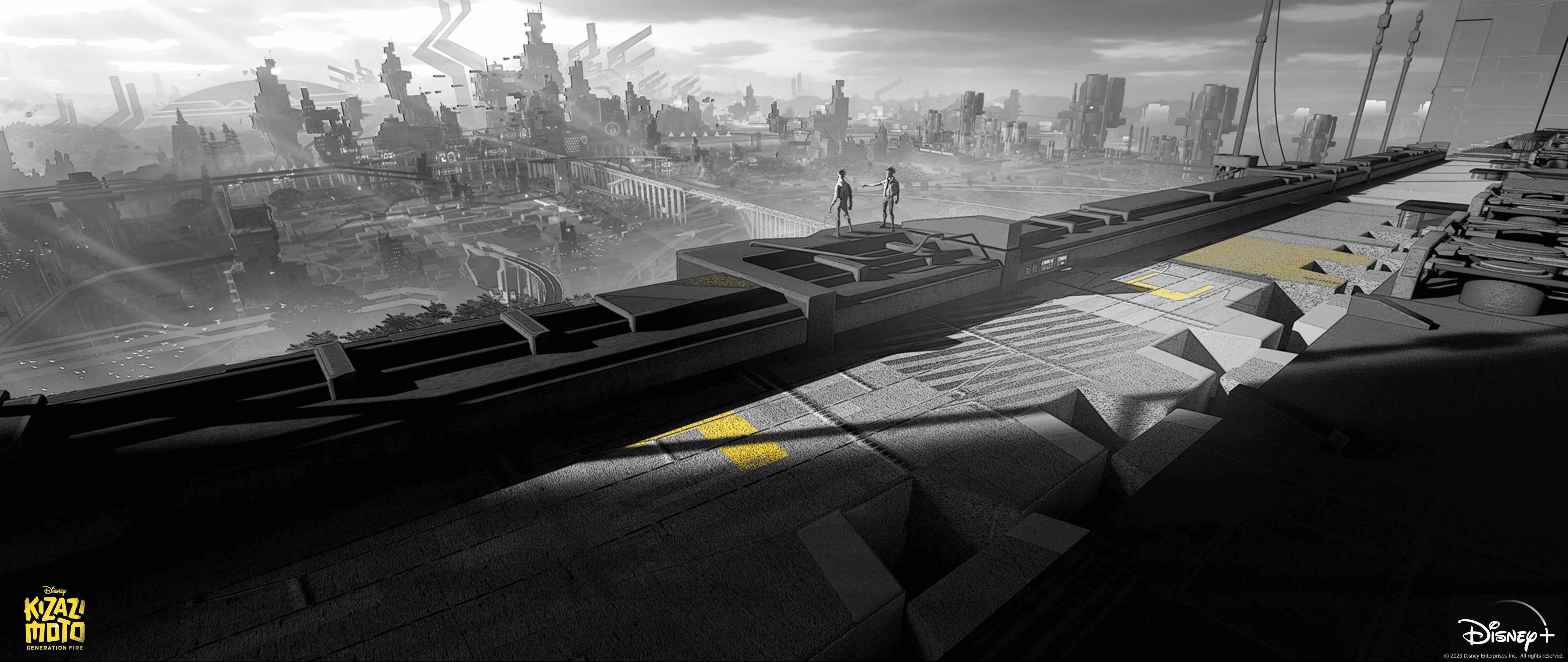 Kizazi Moto atmosphere exploration – palette variation reinforcing spatial clarity