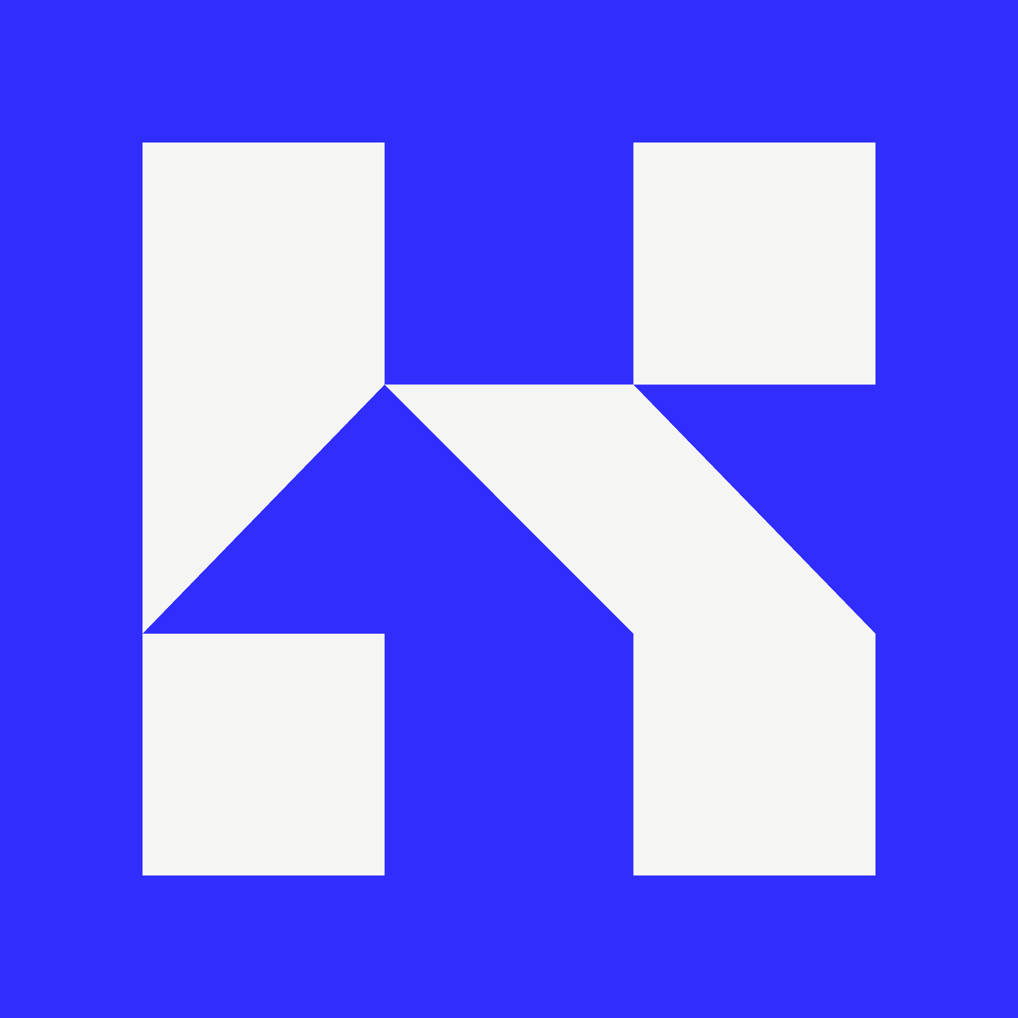 HOUSE Icon BluexWhite