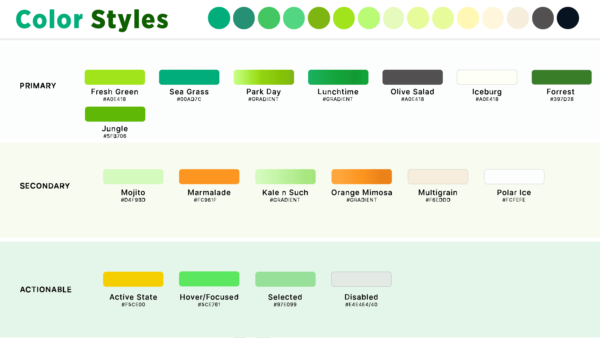 Color Styles