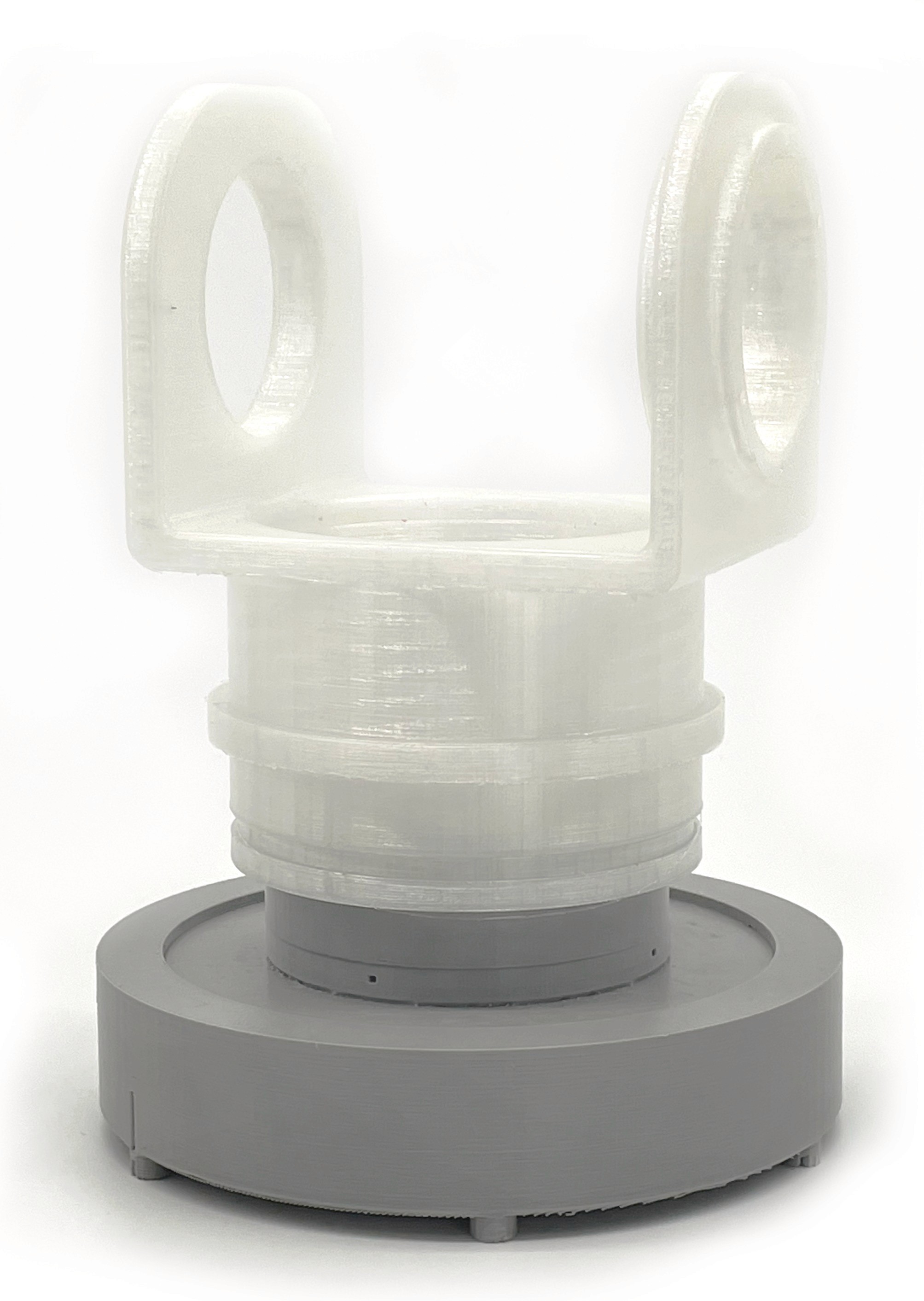 semi clear petg 3d printed robotics arm assembly