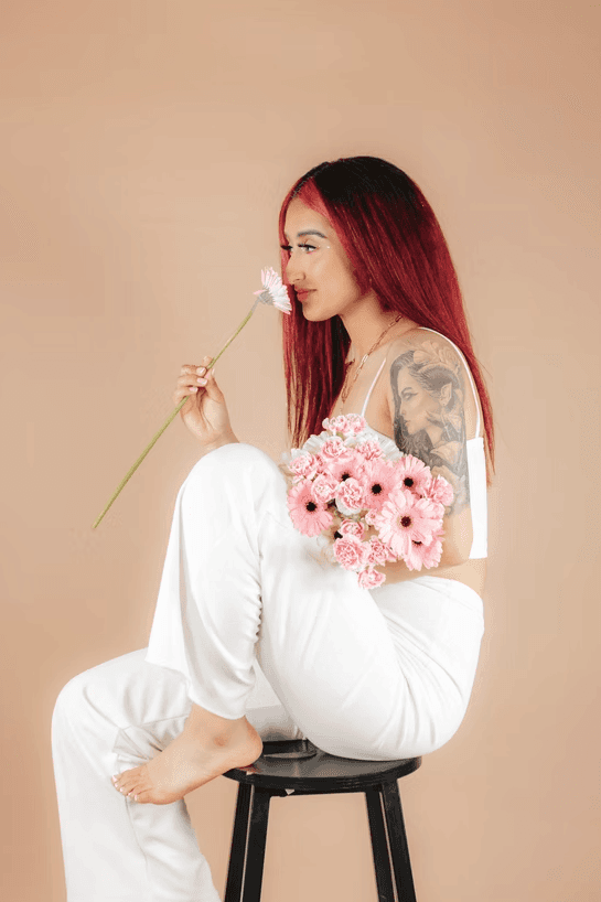 creative school senior portrait photography.