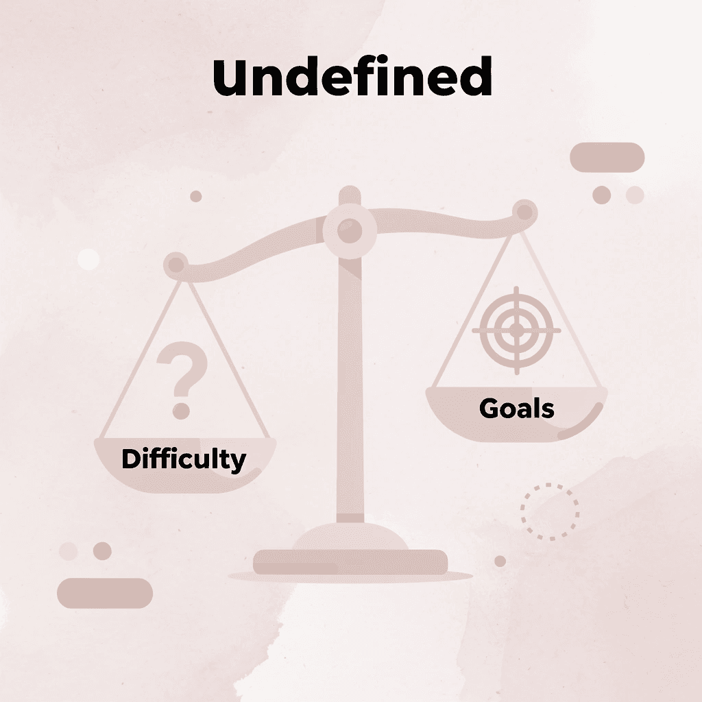 Balance scale weighing difficulty versus personal goals in dialect selection