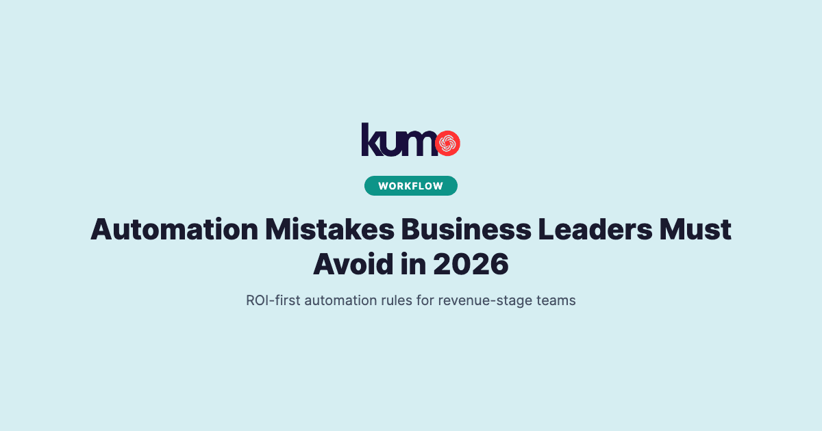 Automation Mistakes Business Leaders Must Avoid in 2026