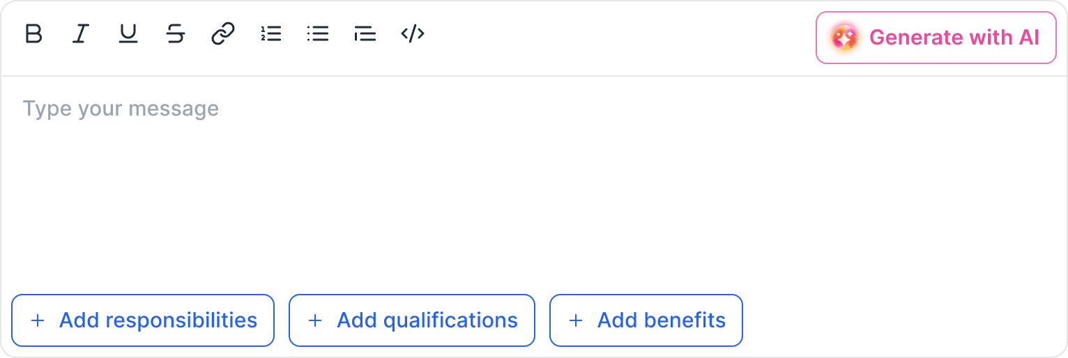 Job description with AI