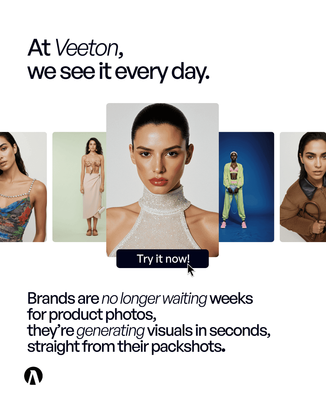 Brands that also use AI photoshoots