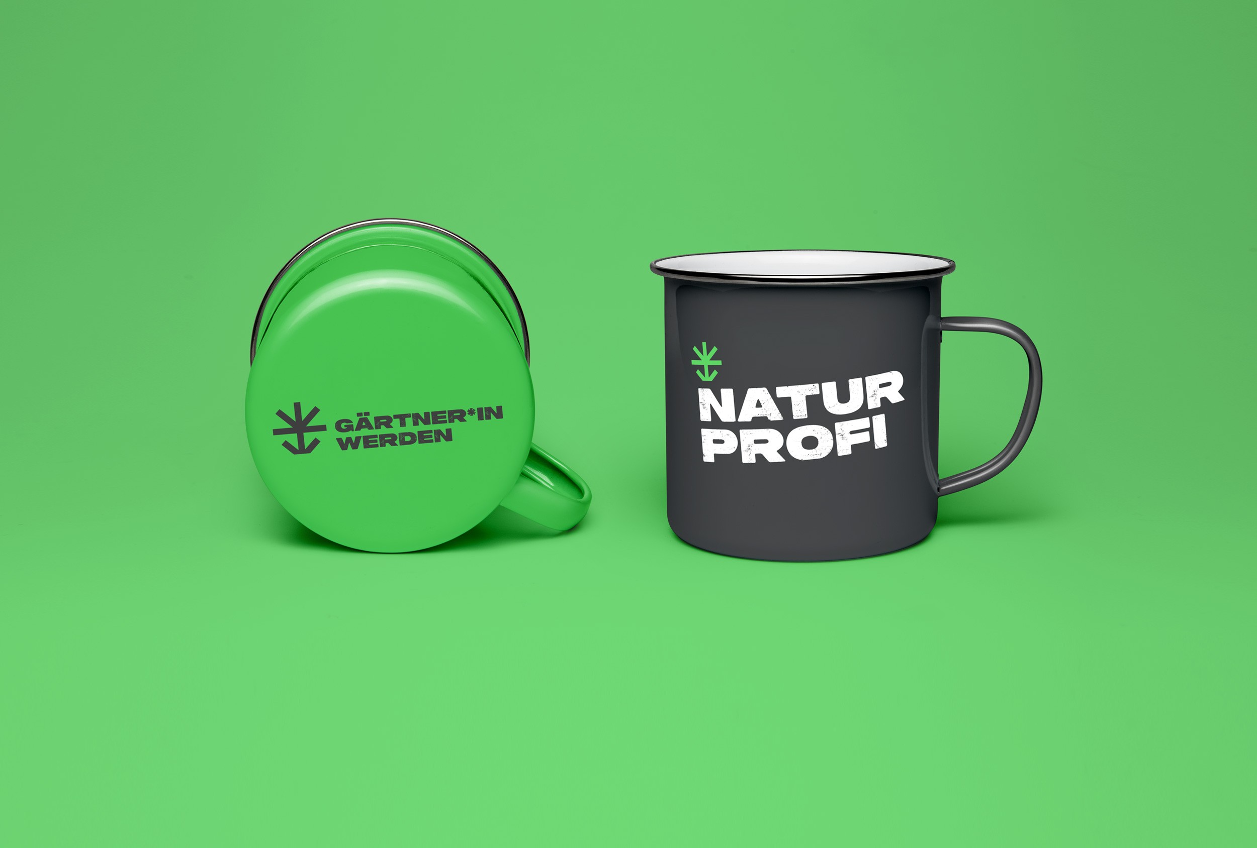 Anwendung der Kampagne ‚Draußen hat Zukunft!‘ für die Steirischen Gärtner, das Naturverbundenheit und Zukunftsperspektiven vermittelt.