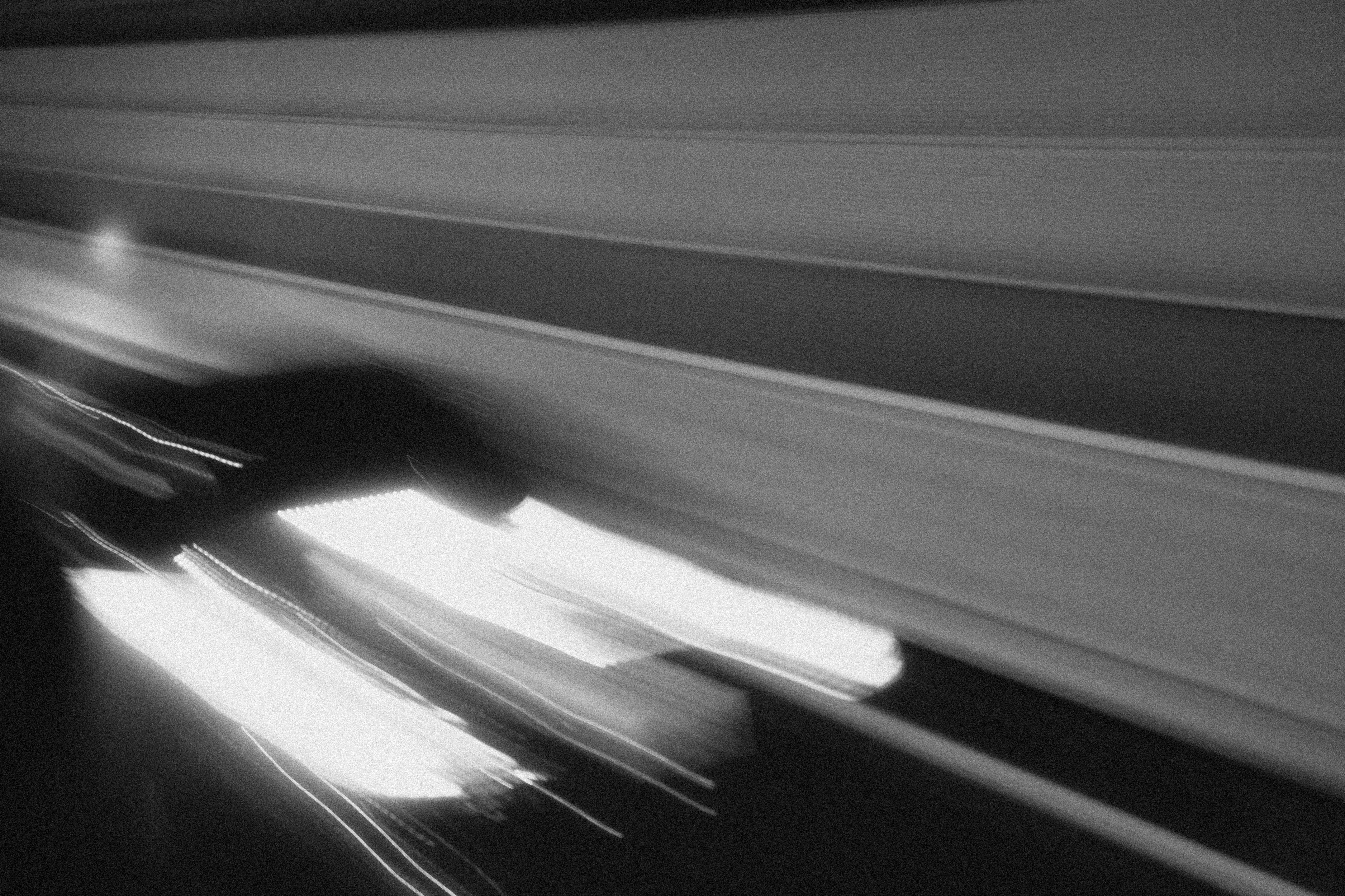 car passing by in slow-speed shutter 