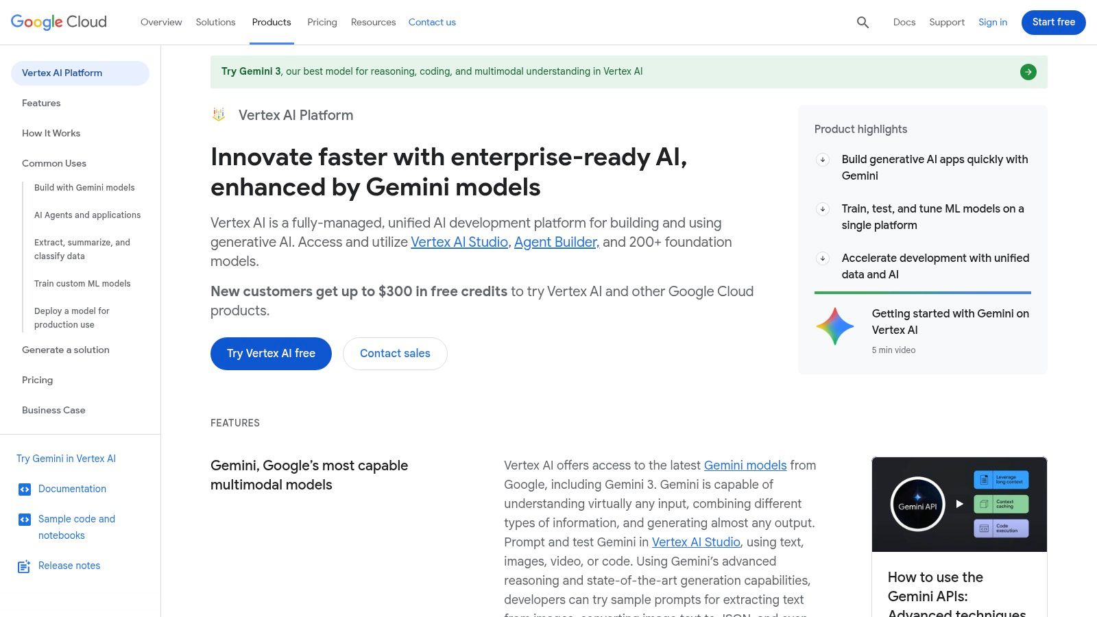 Google Cloud Vertex AI (AutoML and Vertex AI Studio)