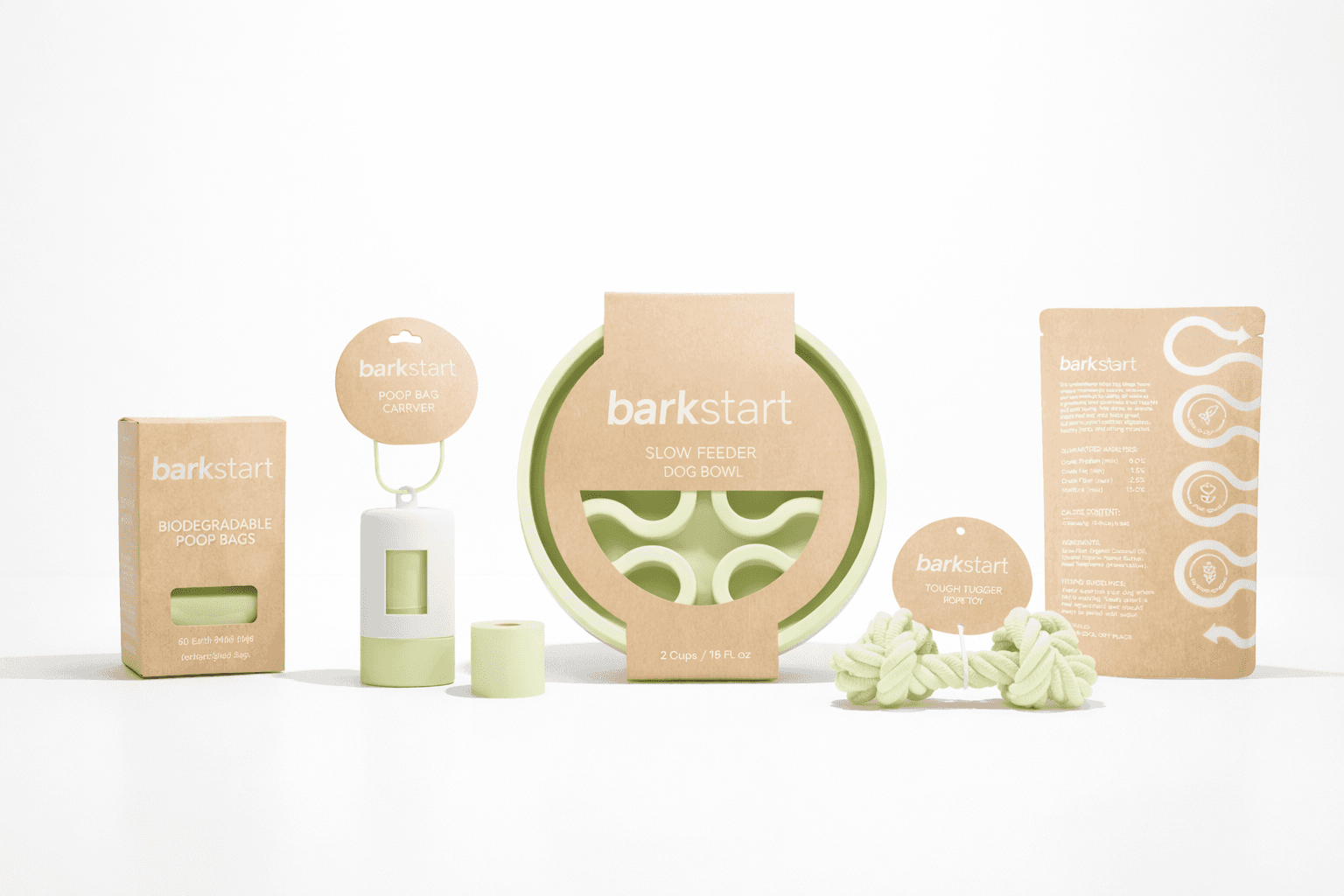 A dark glass bottle with a pump sits on a stone, surrounded by green leaves and textured background.