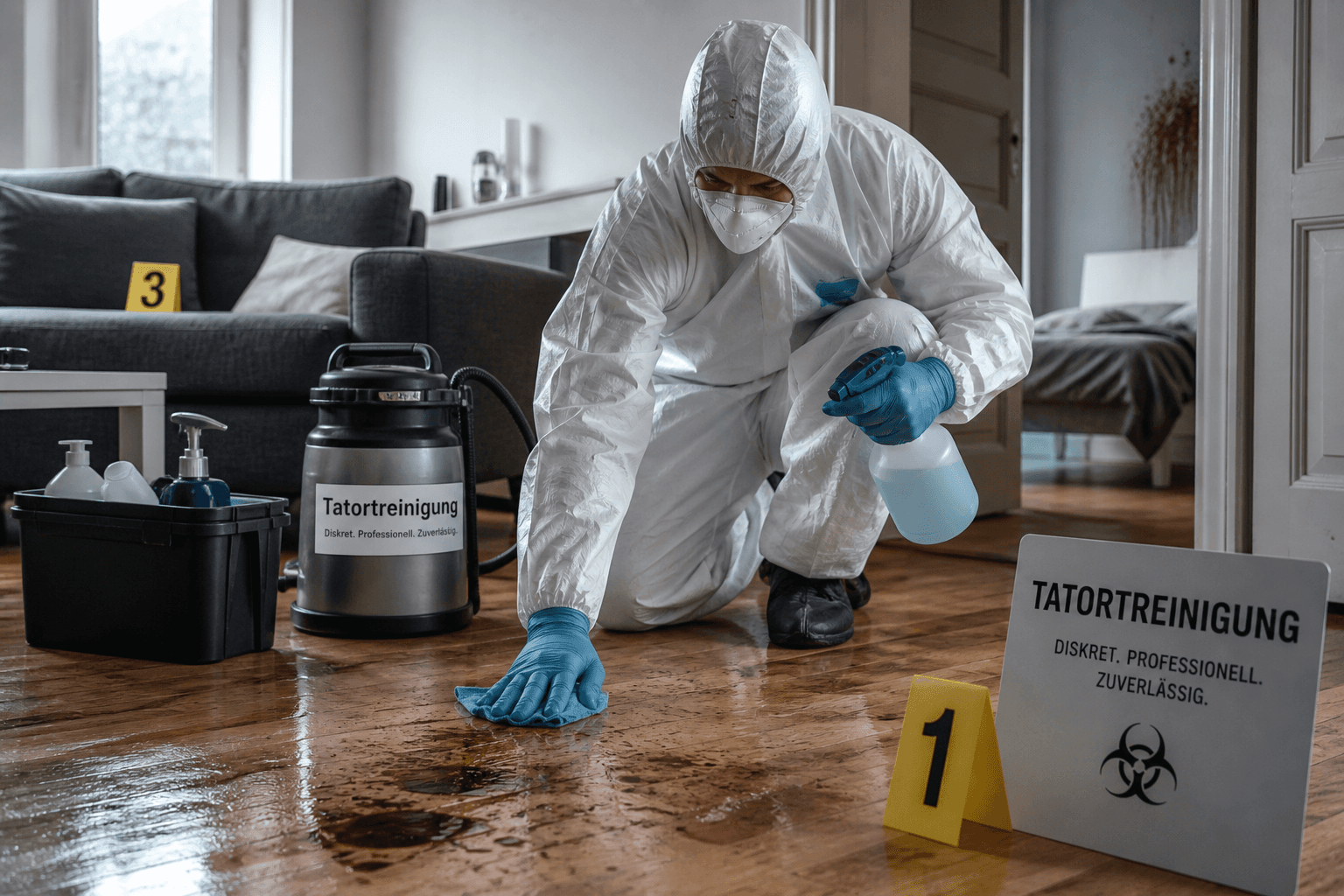 Trockenbau und Innenausbau bei einer Renovierung in Kassel mit Werkzeugen und Baustellenmaterial