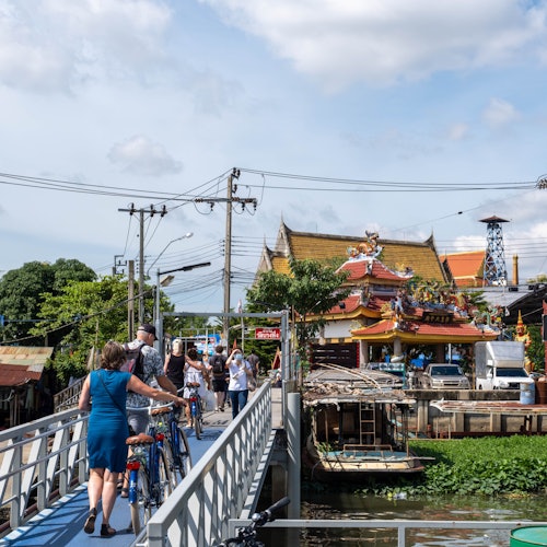 The other side of the river is full of new sights.