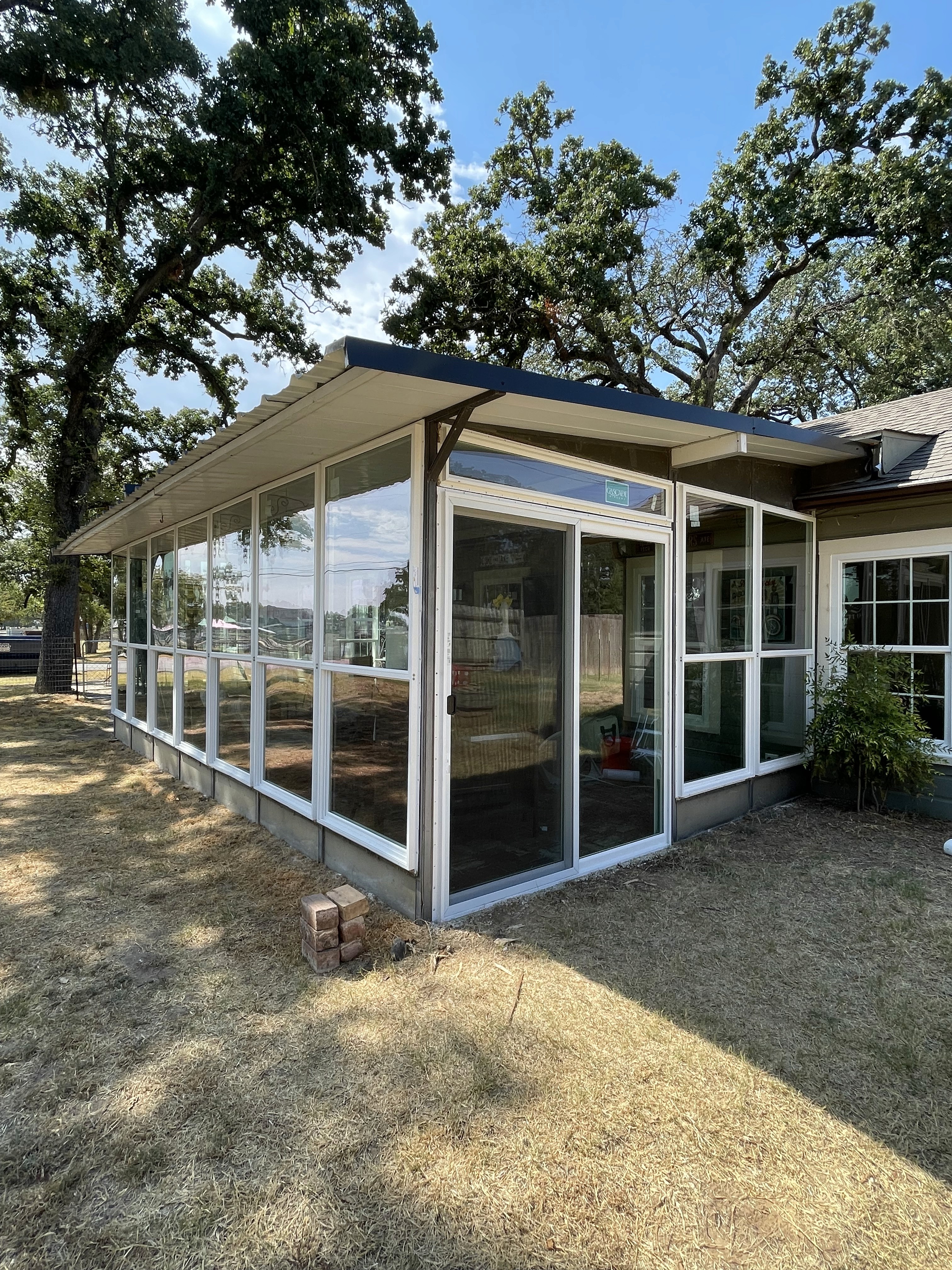 New windows installed on a residential home in Fort Worth Texas