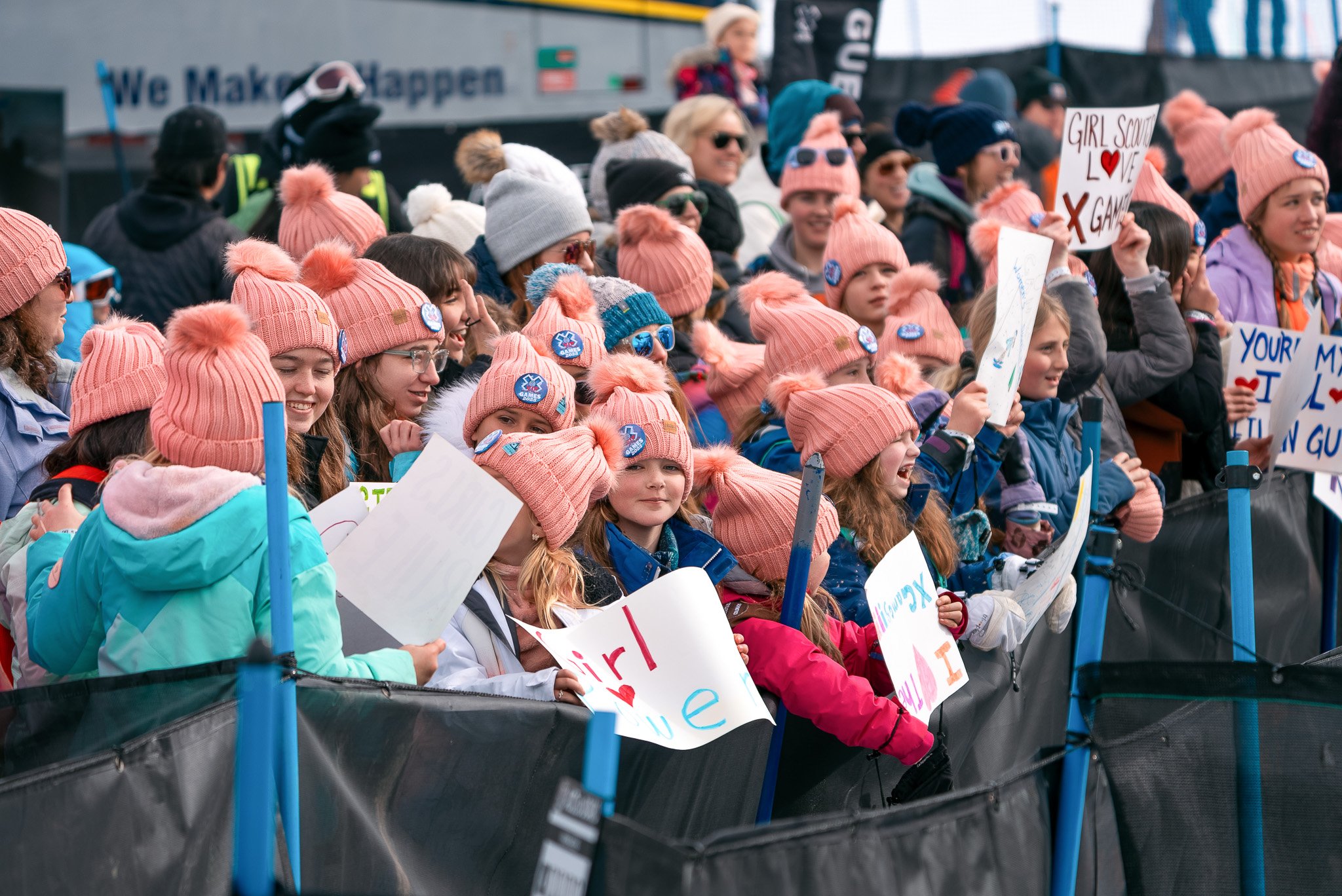 Girl Scouts at the X Games 2025 in Aspen