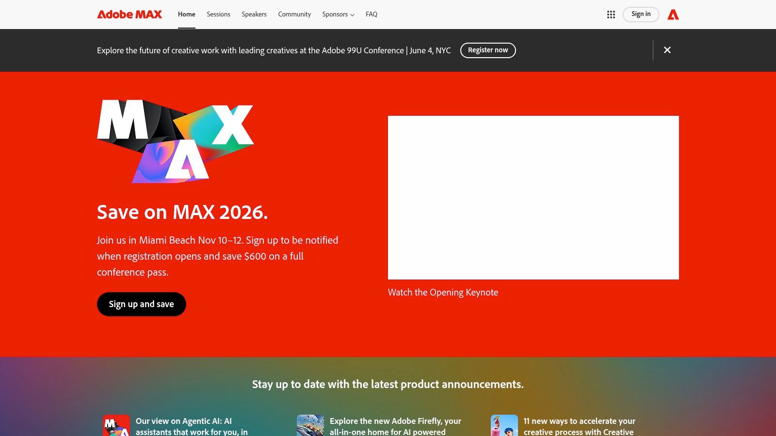 Adobe MAX 2026