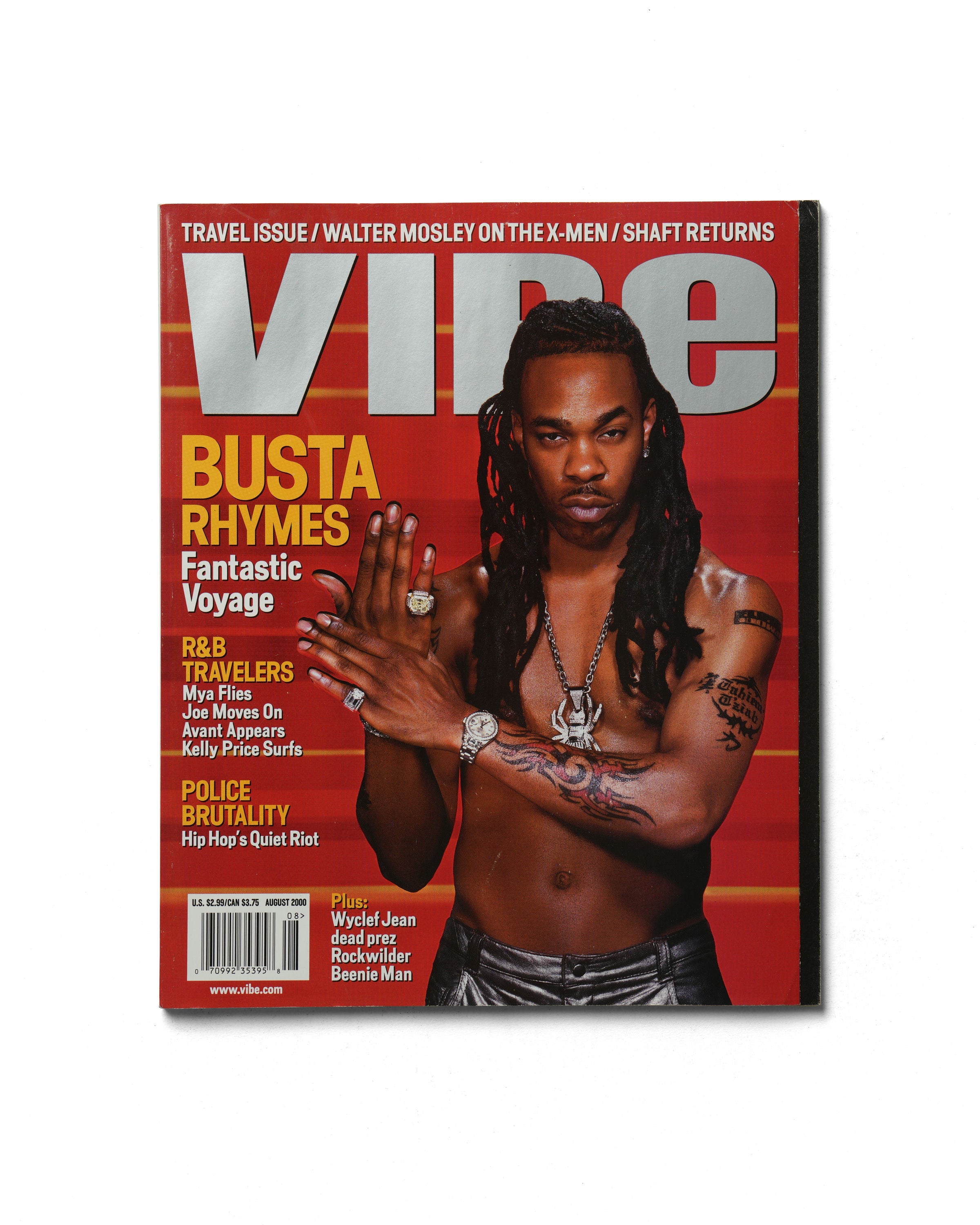 VIBE - August 2000 - Front Cover