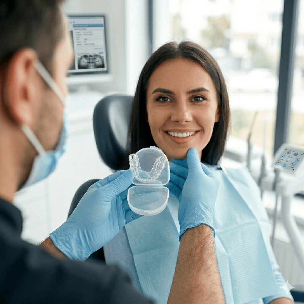 dental implant components closeup