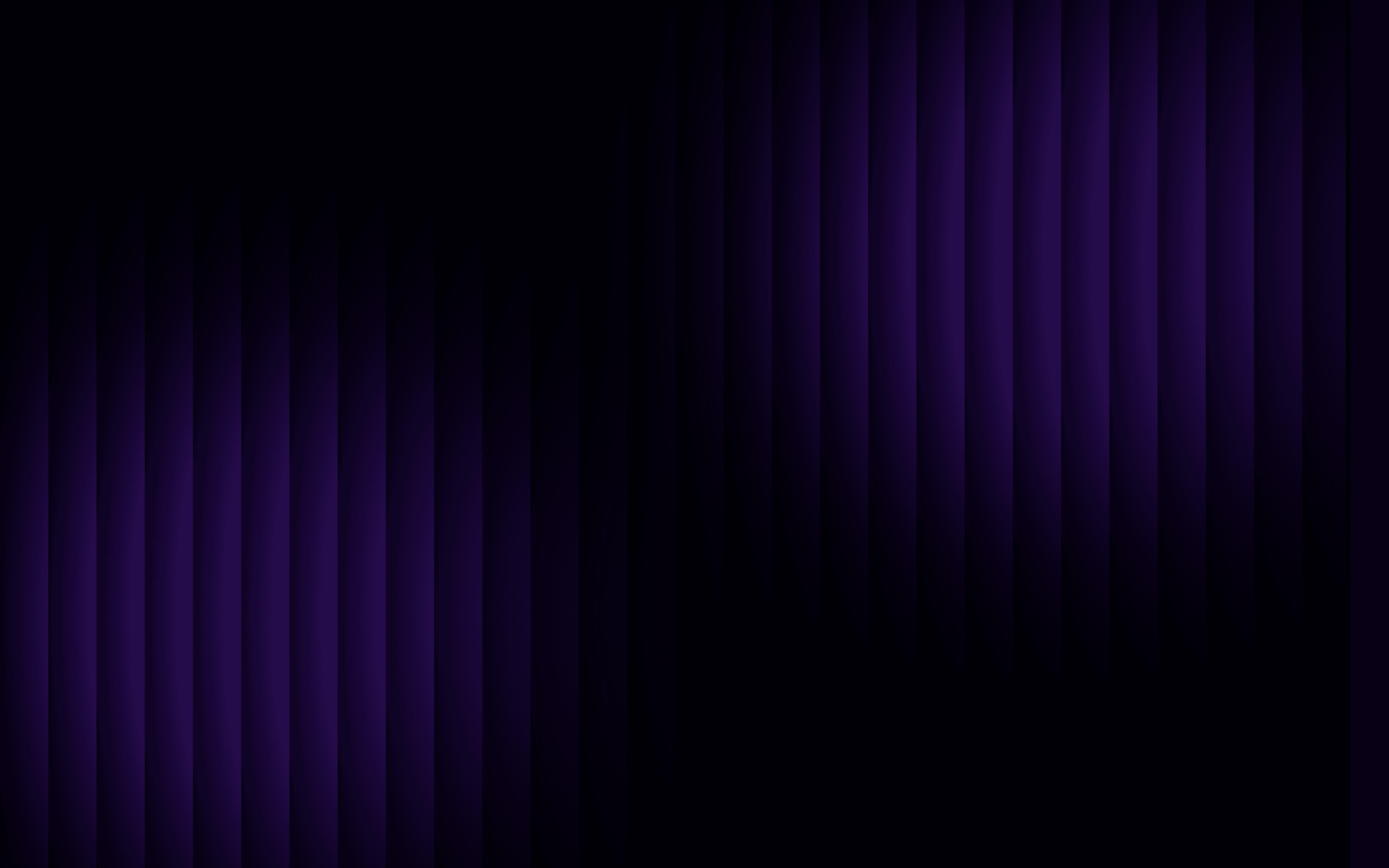 A dark, abstract background featuring vertical, gradient purple stripes that create a sense of depth and texture, ideal for use in modern graphic design and digital art projects.