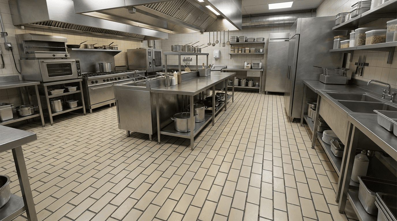 Piso gail cozinha Industrial