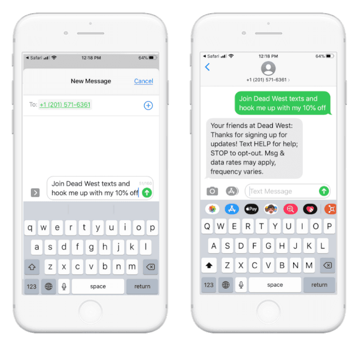 SMS Subscriber Flow