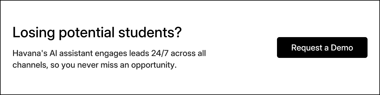 Losing potential students?