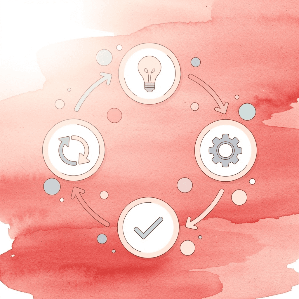 Circular diagram showing the continuous cycle of challenge, adaptation, and recovery