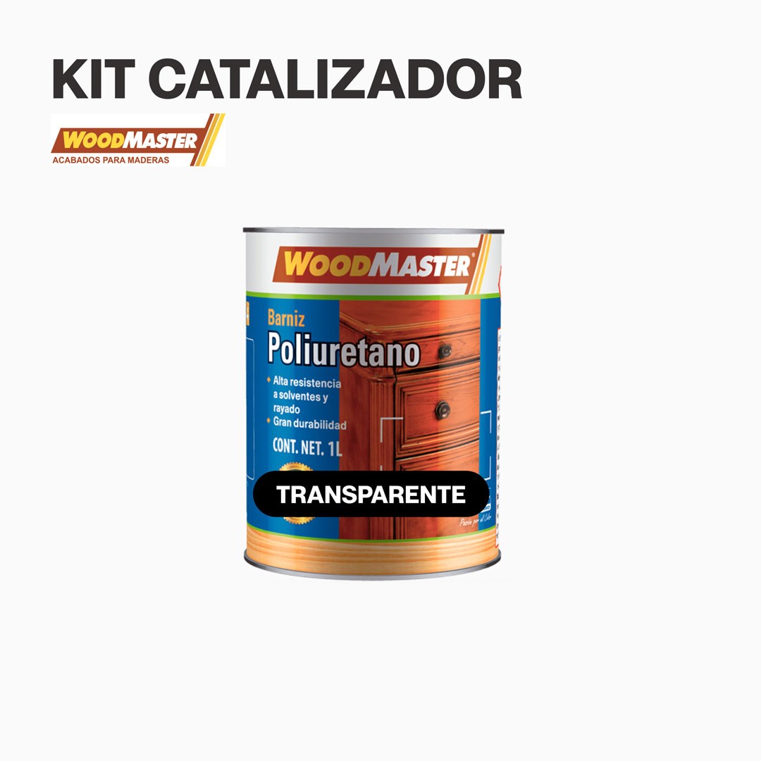 Kit Catalizador Transparente WoodMaster | Transparente