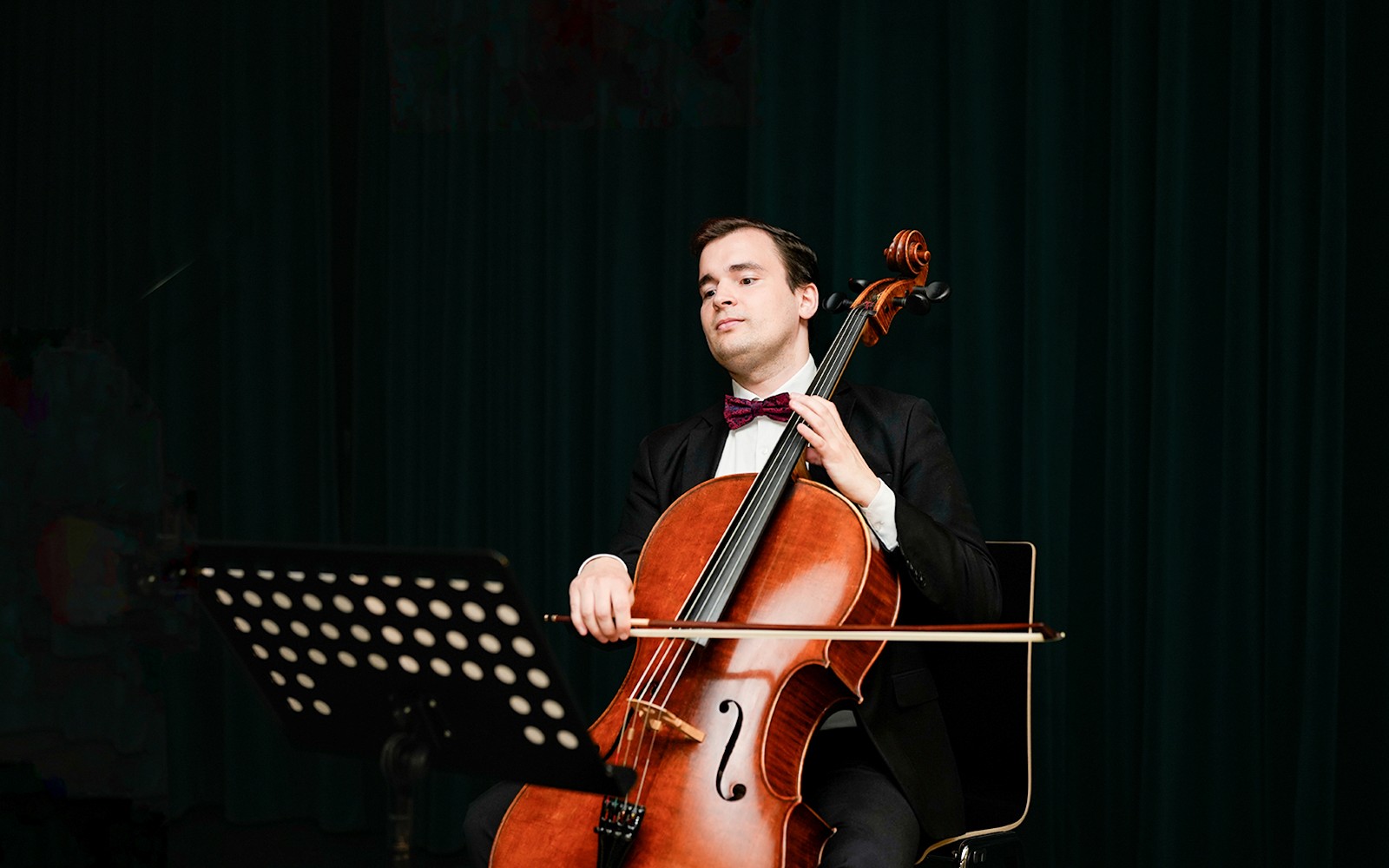 维也纳音乐之家（Haus der Musik）的古典音乐会演出。图库图片 3。