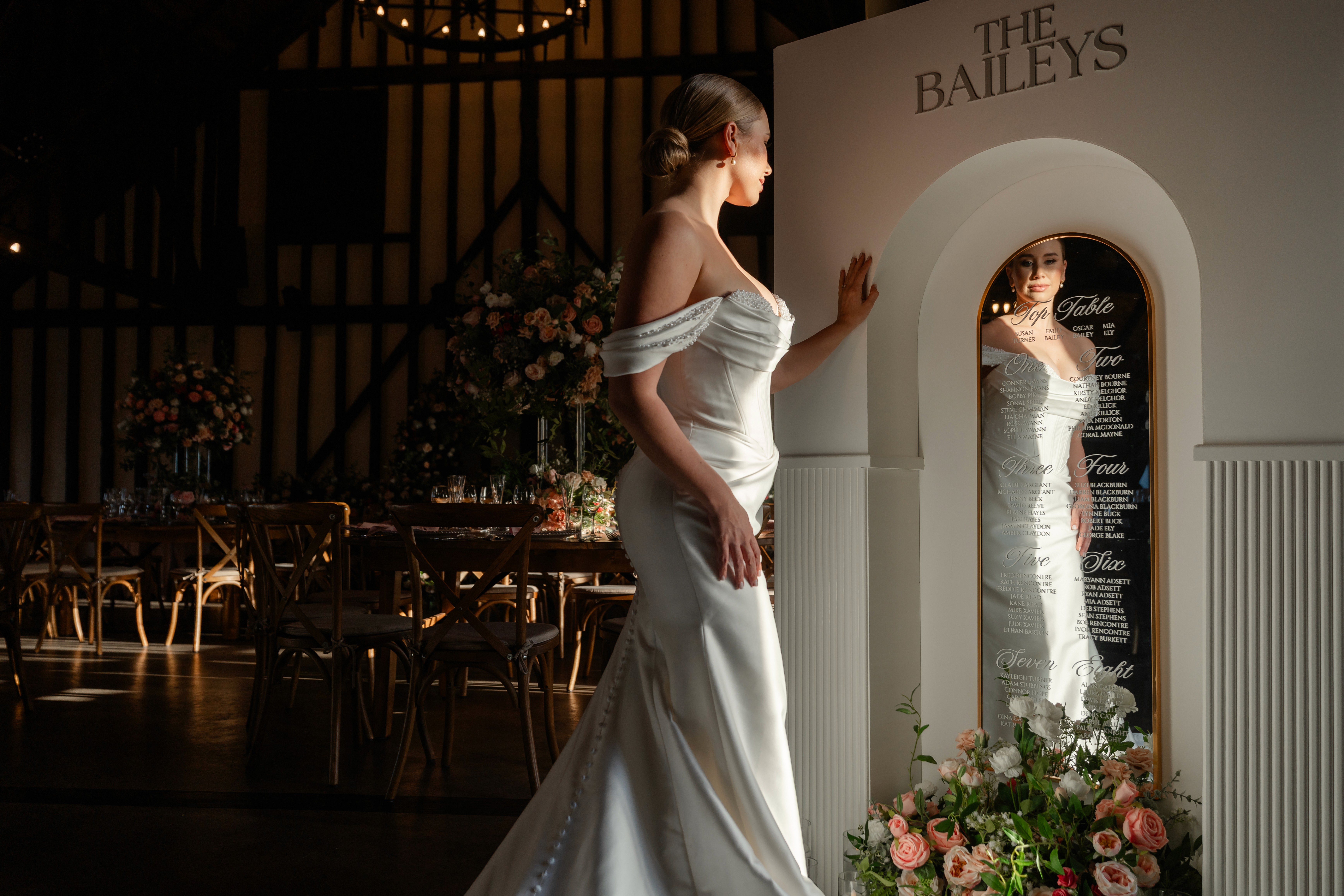 couple outside of the barn
