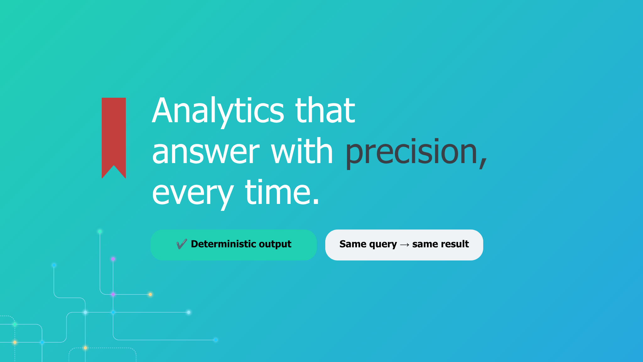 The Complete Guide to Deterministic AI Analytics