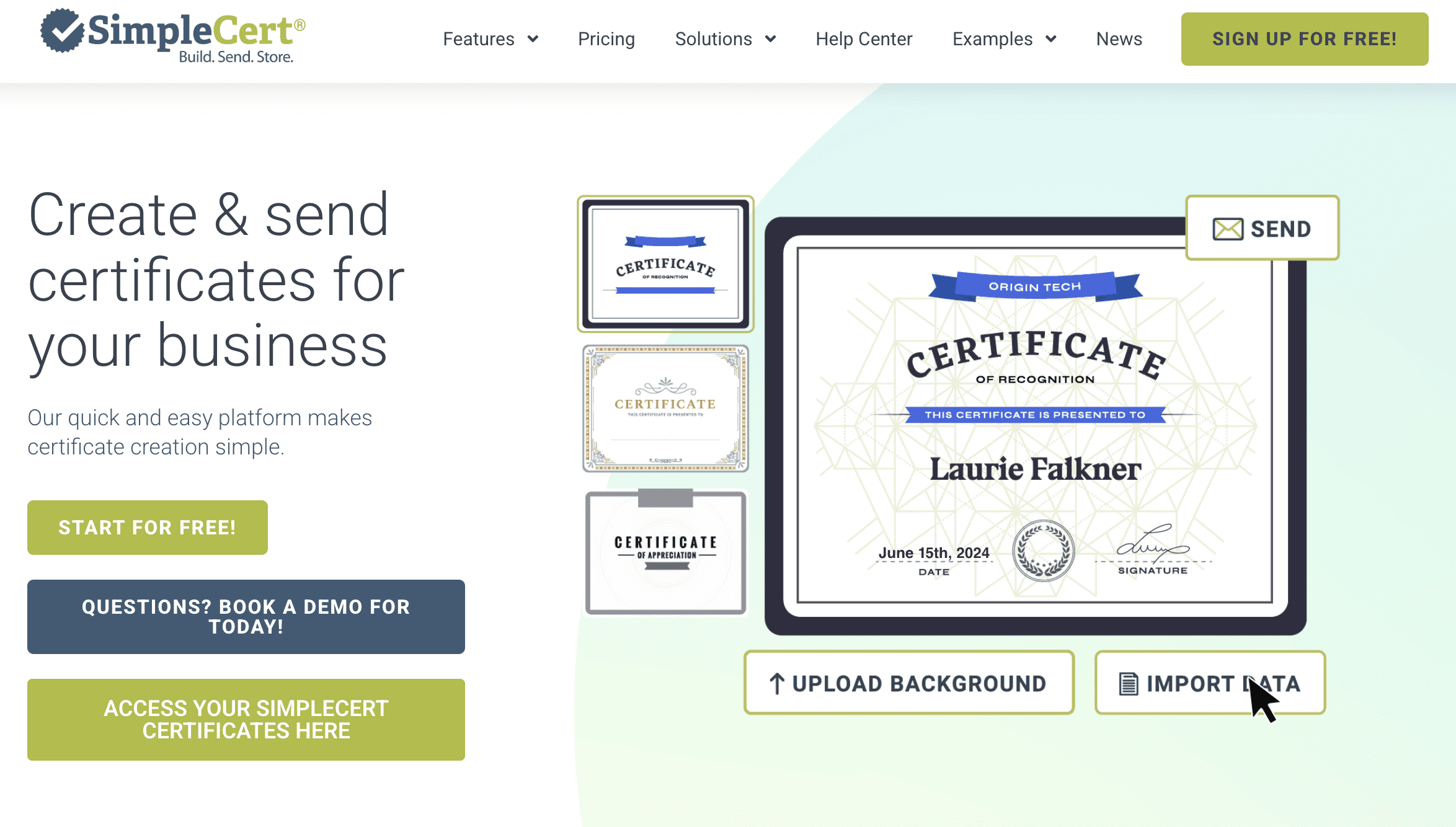 SimpleCert Credentialing
