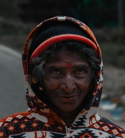 Portrait of a smiling elderly man