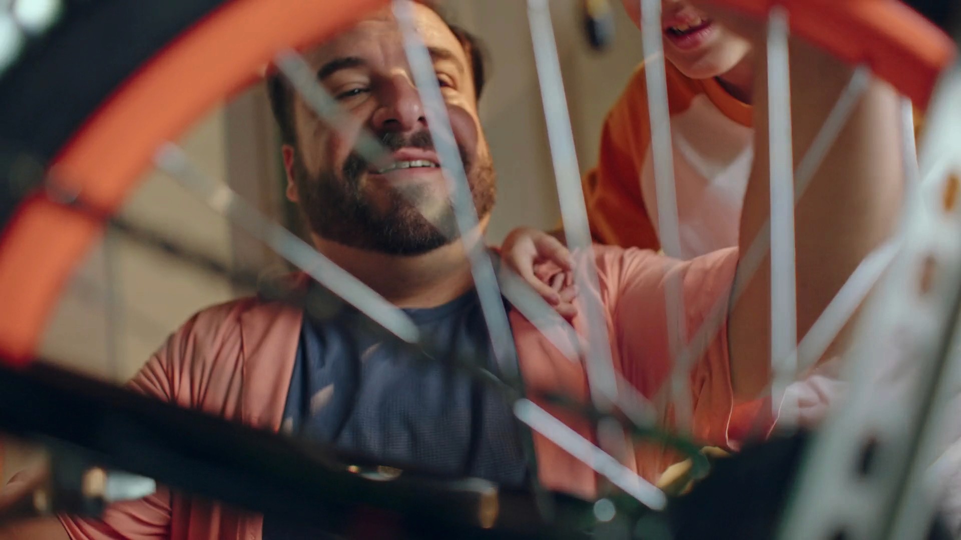 Close-up cinematic still from Home Depot spot by Antimateria Films, highlighting controlled lighting, production art direction, and human-centered storytelling.