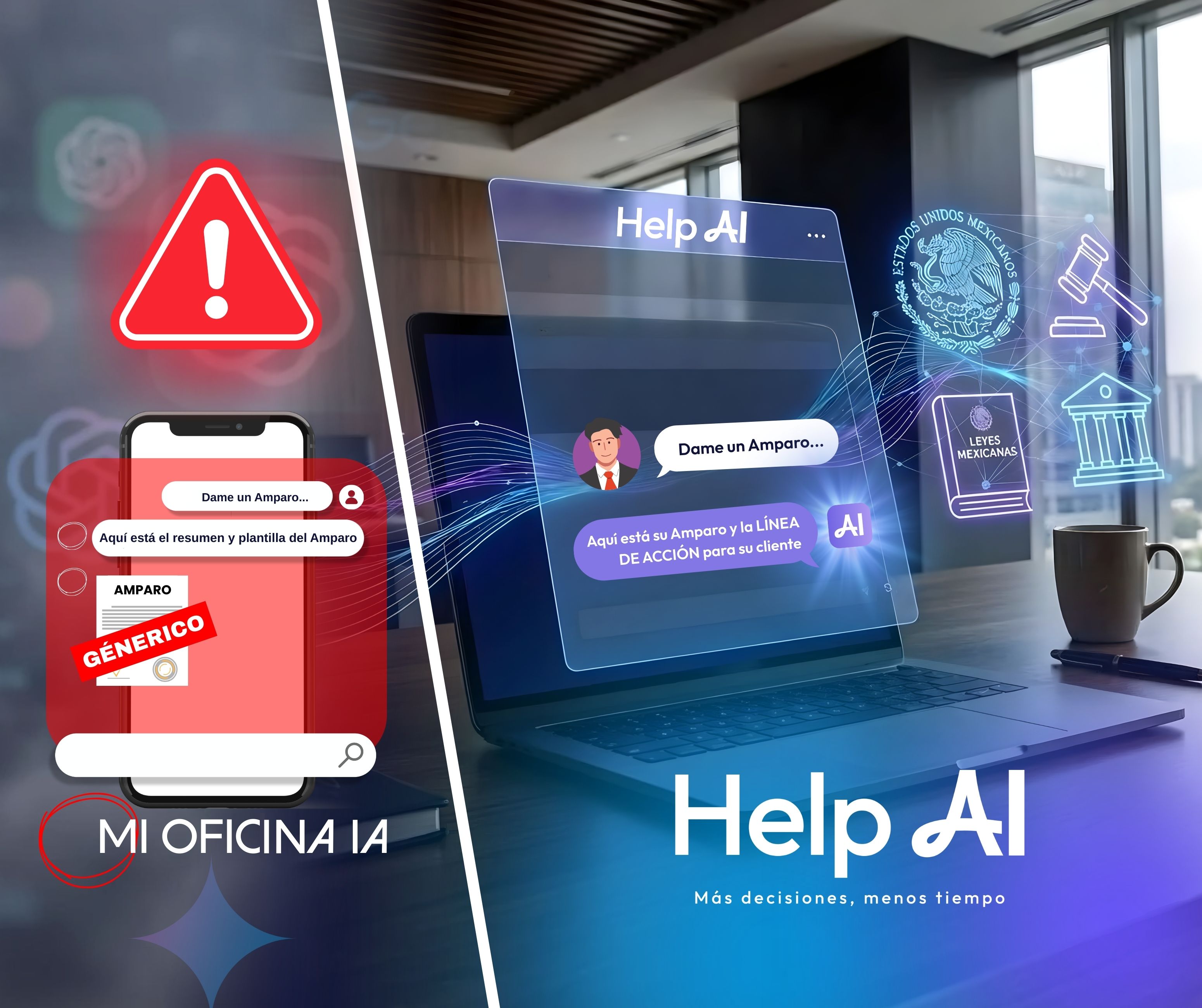 Amparo IA riesgos Help AI