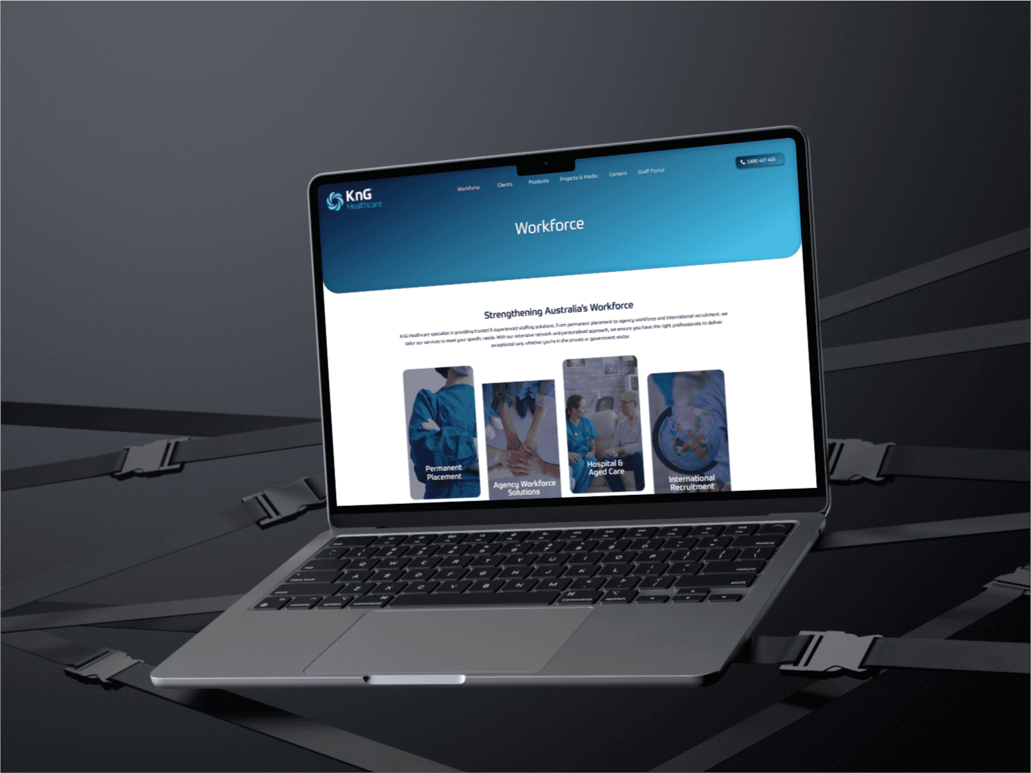 Service Page - Desktop Screen