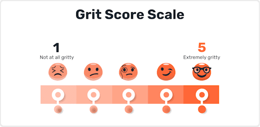 Grit Score chart
