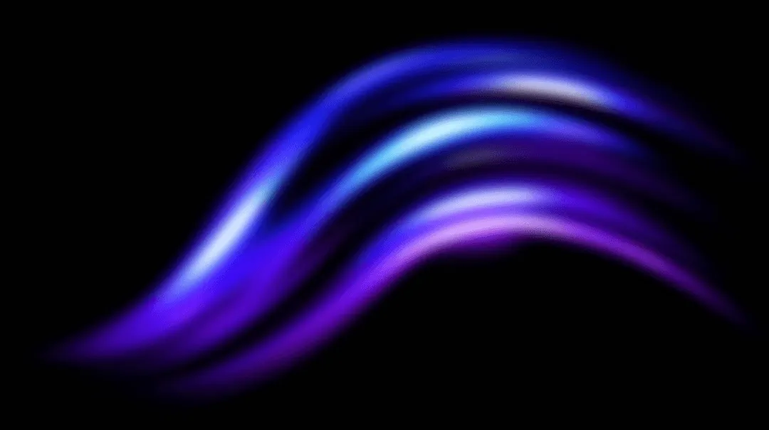 Neon Wave Light Flow Blur Background