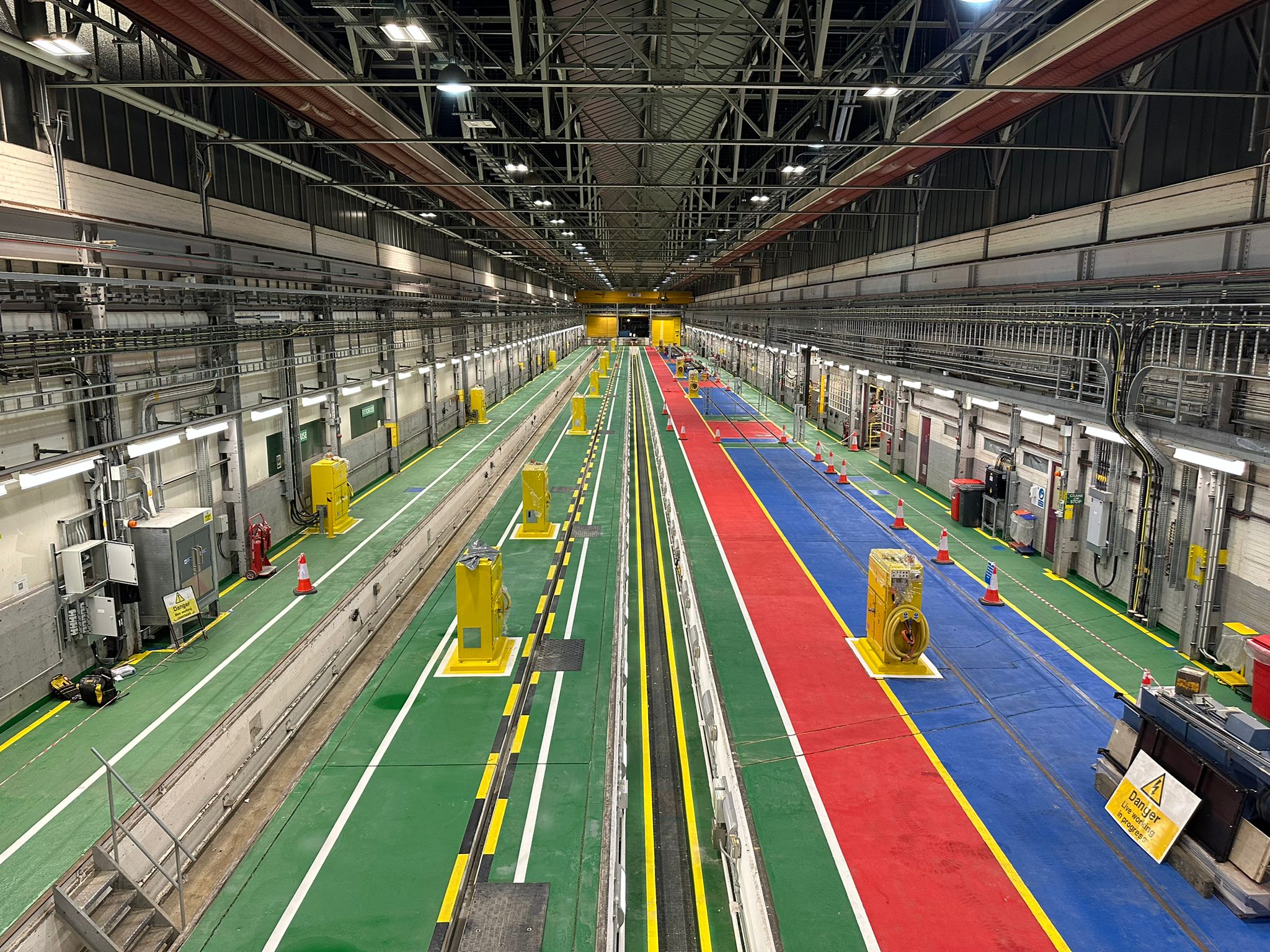 An electrical rail project completed by DPH 