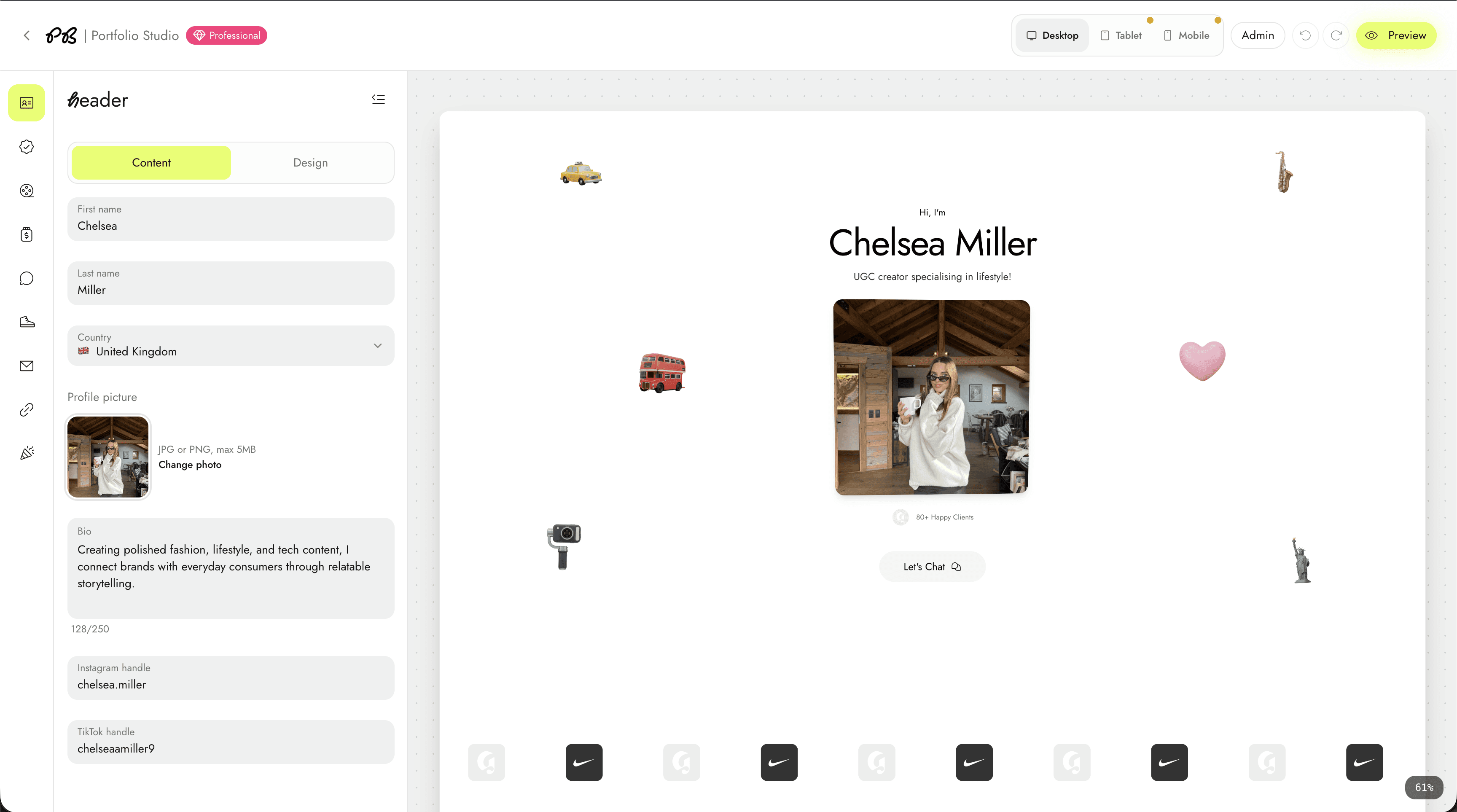 An image of Dreelio's dashboard