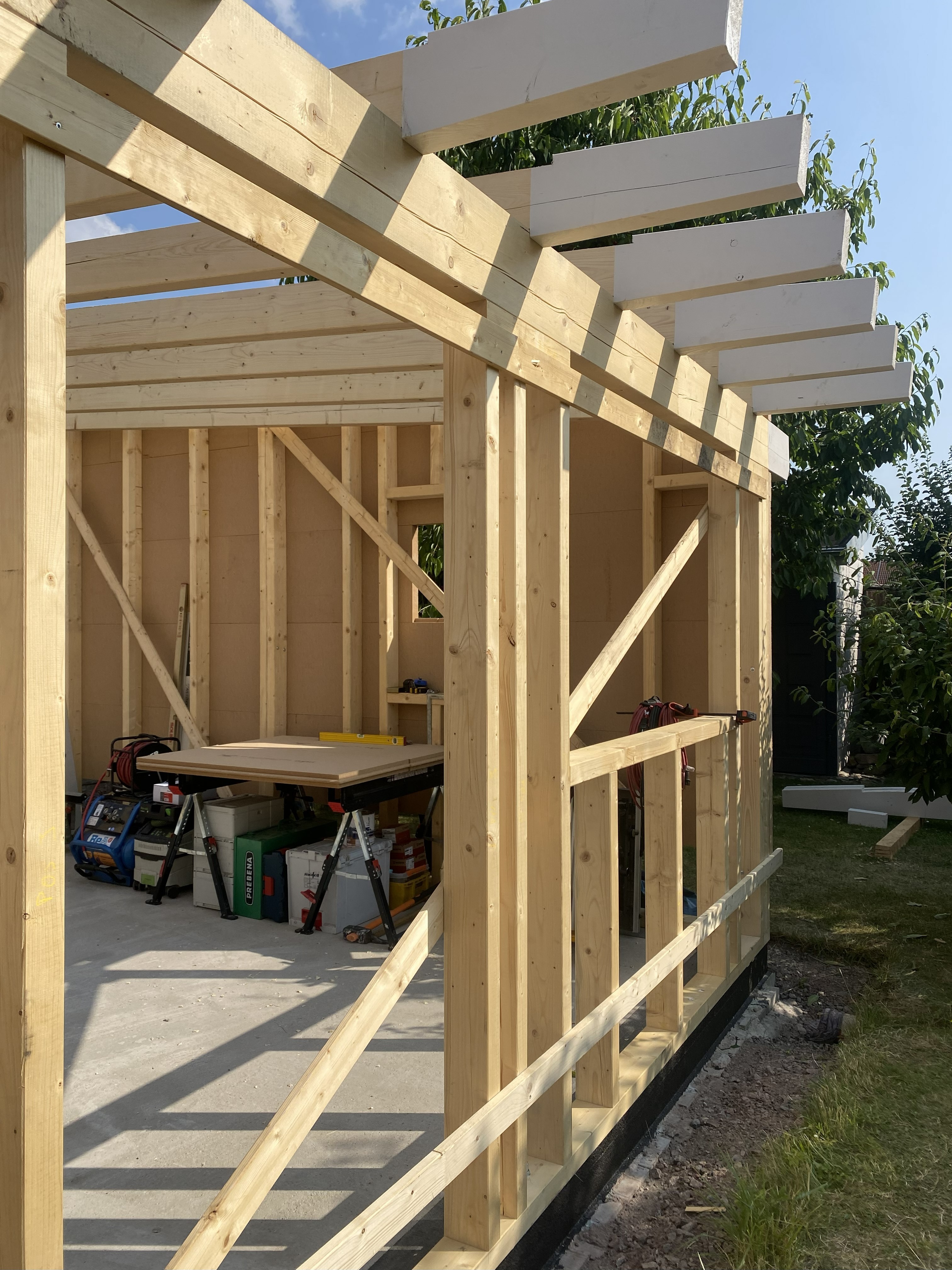 Bau Gartenhaus