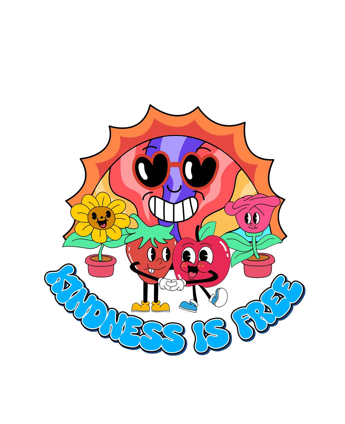 Kindness Is Free T-shirt & Logo Design โ image 5