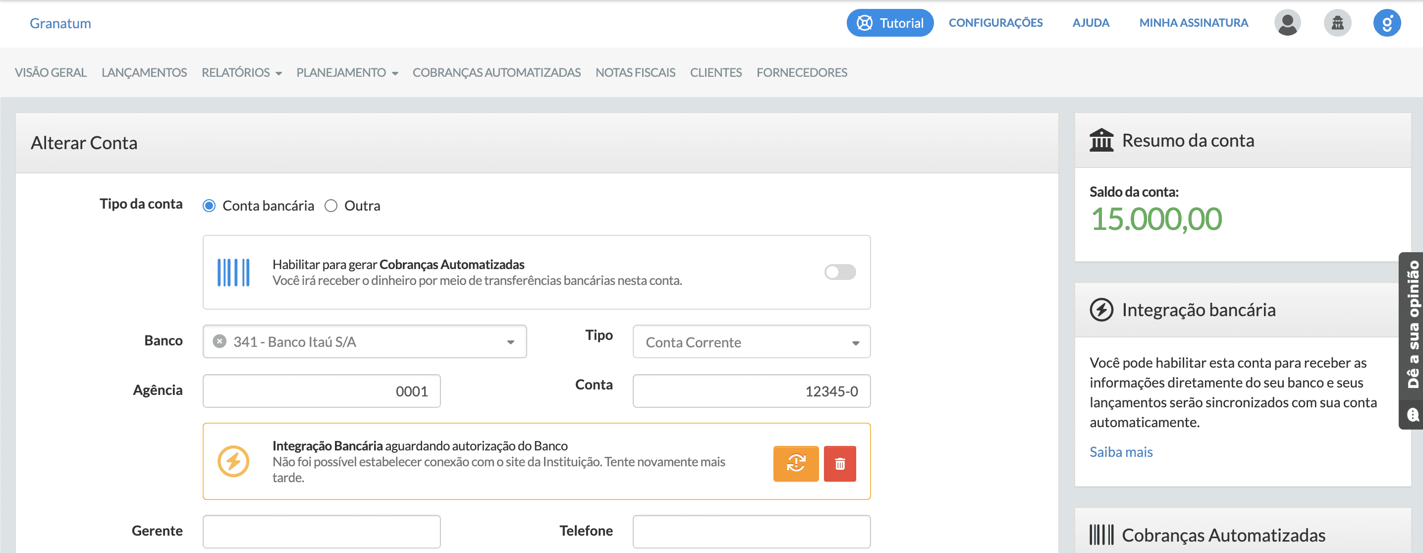 Exclusão de integrações bloqueadas ou incompletas por parte do usuário - Imagem 06
