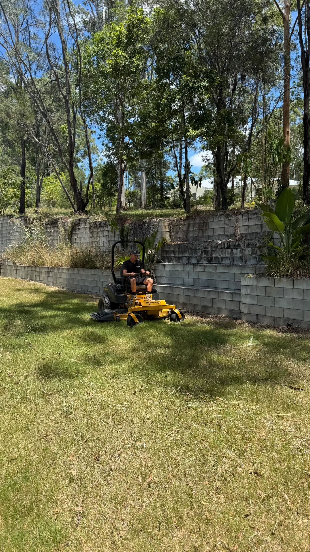Hepburn Property Maintenance ride-on acreage mowing service large residential block Gold Coast hinterland