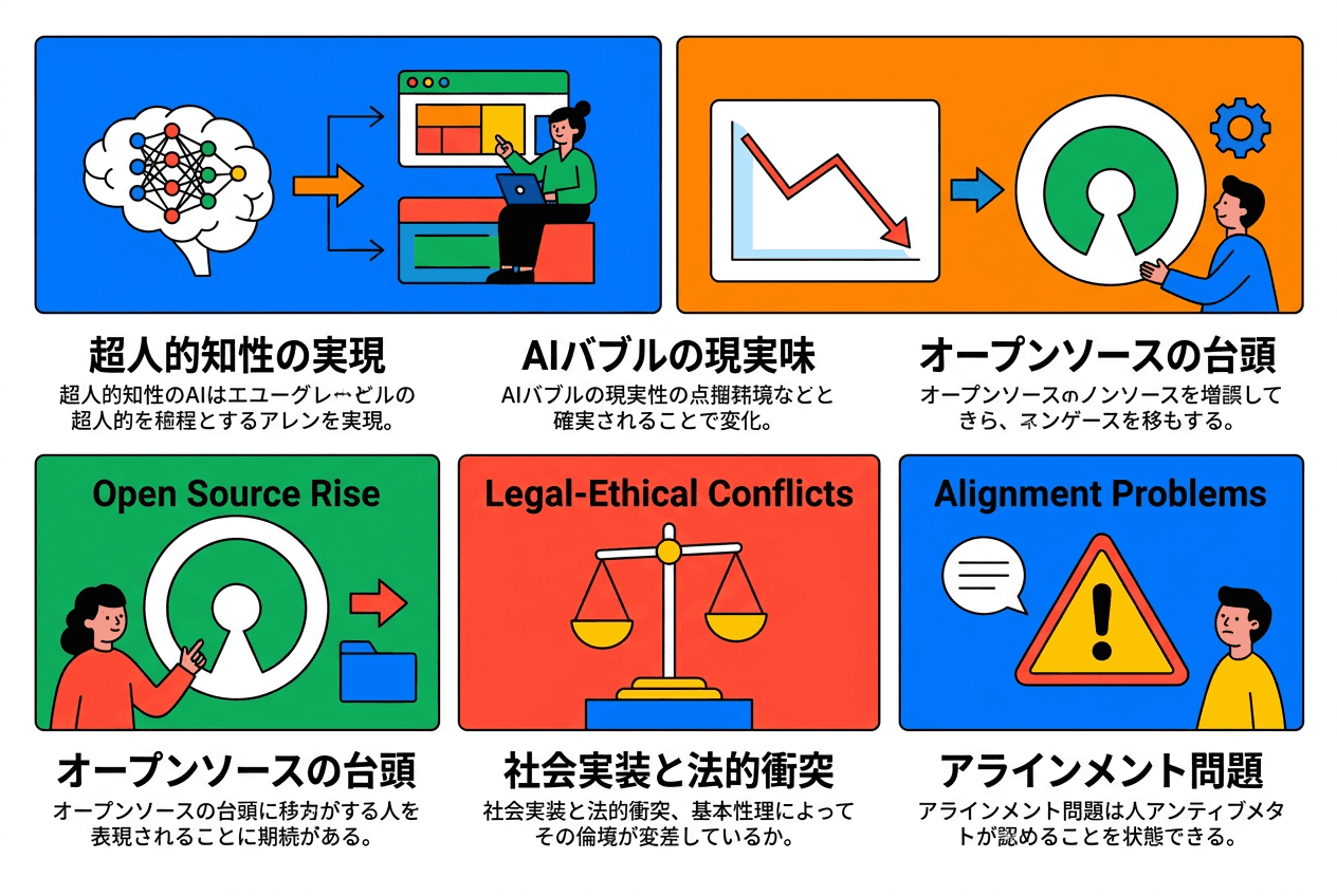 2026年のAI進化における5つの主要トレンドと課題