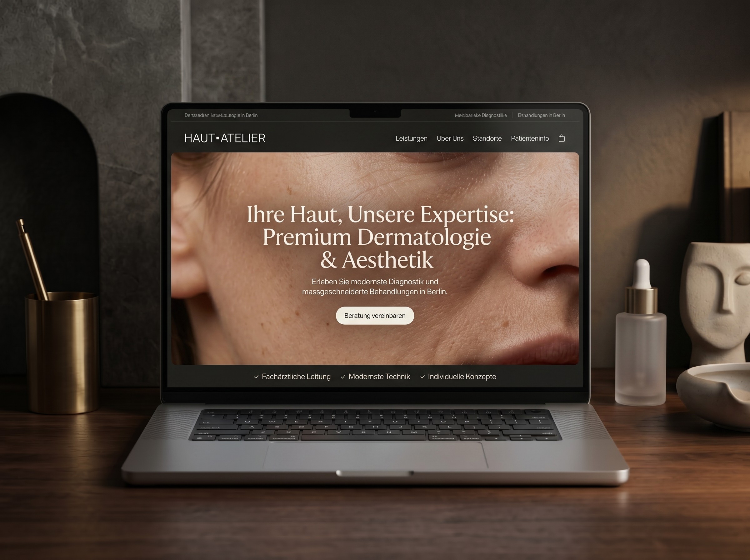 Premium Webdesign für Hautarztpraxis in Heidelberg