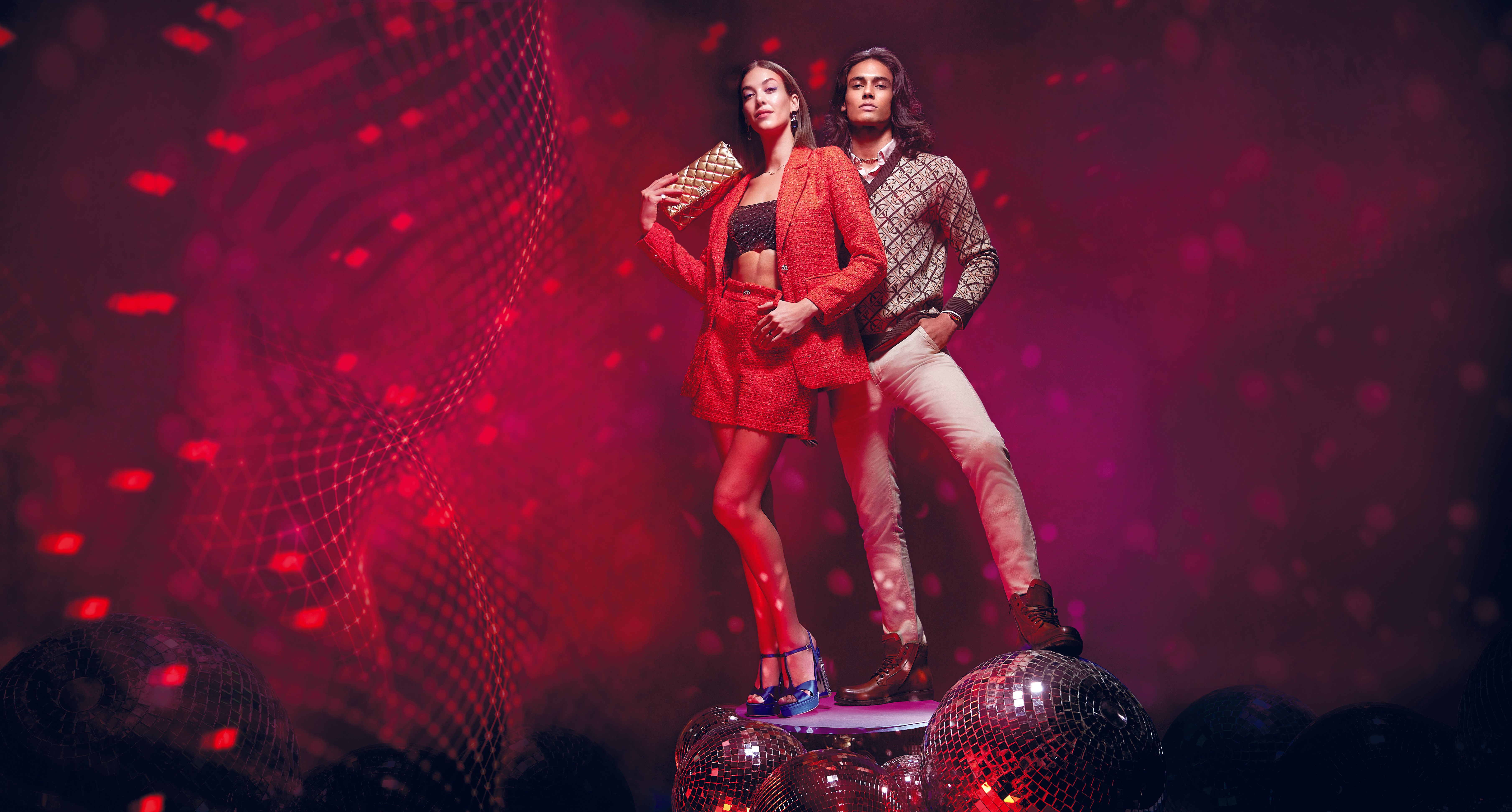 Friends laughing and posing inside a car