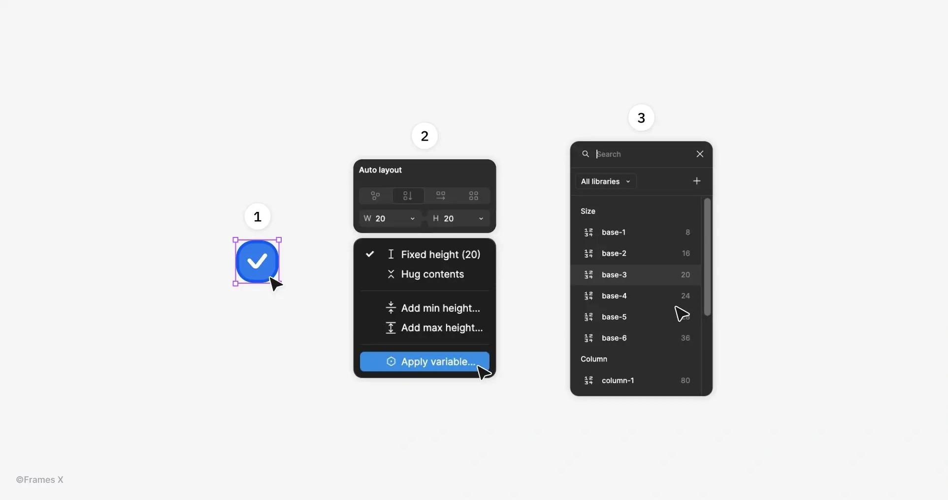How to Apply Size Variables in Figma